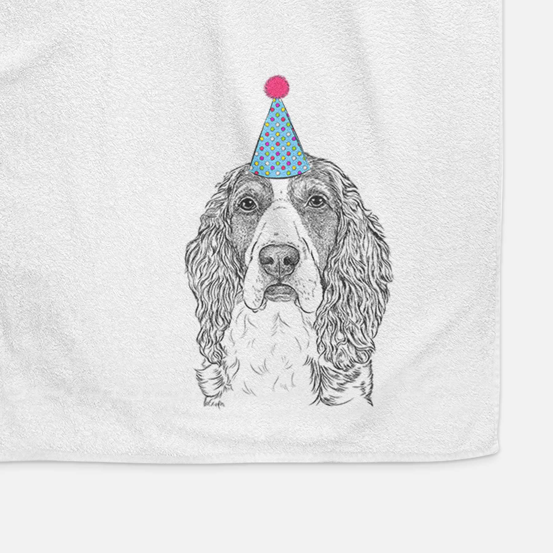 Red the English Springer Spaniel Decorative Hand Towel