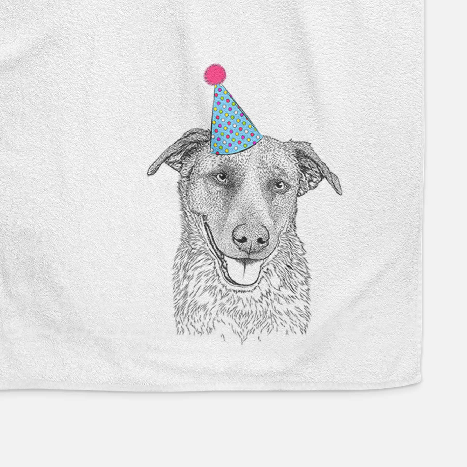 Reef the Mixed Breed Decorative Hand Towel