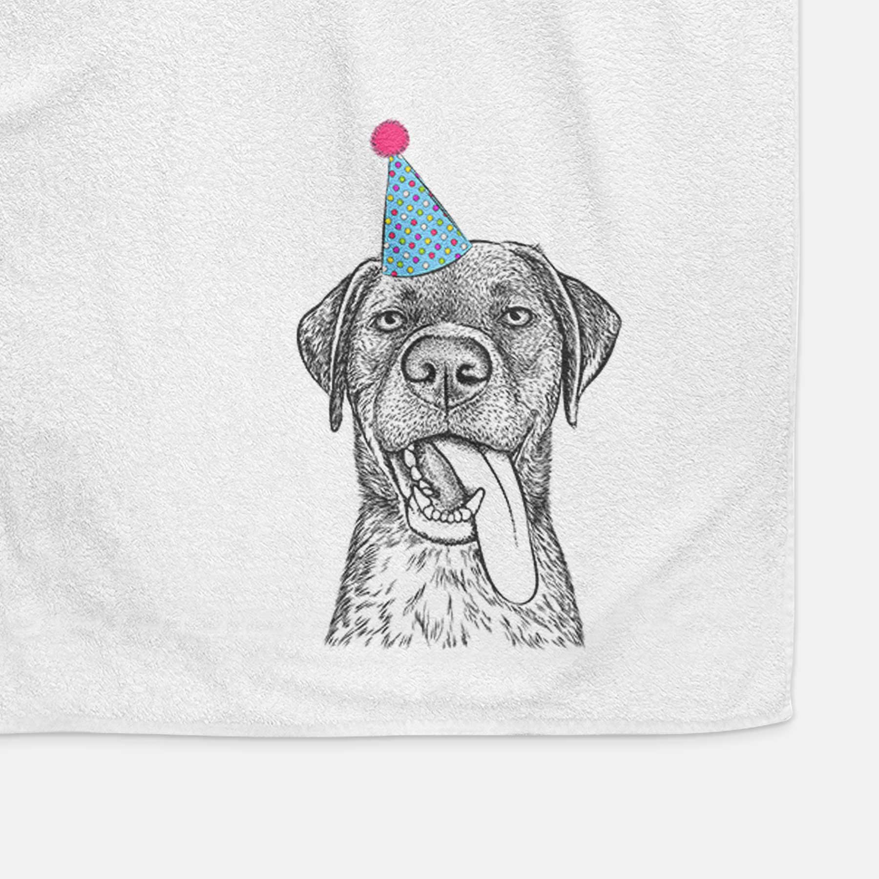 Reese the Mixed Breed Decorative Hand Towel