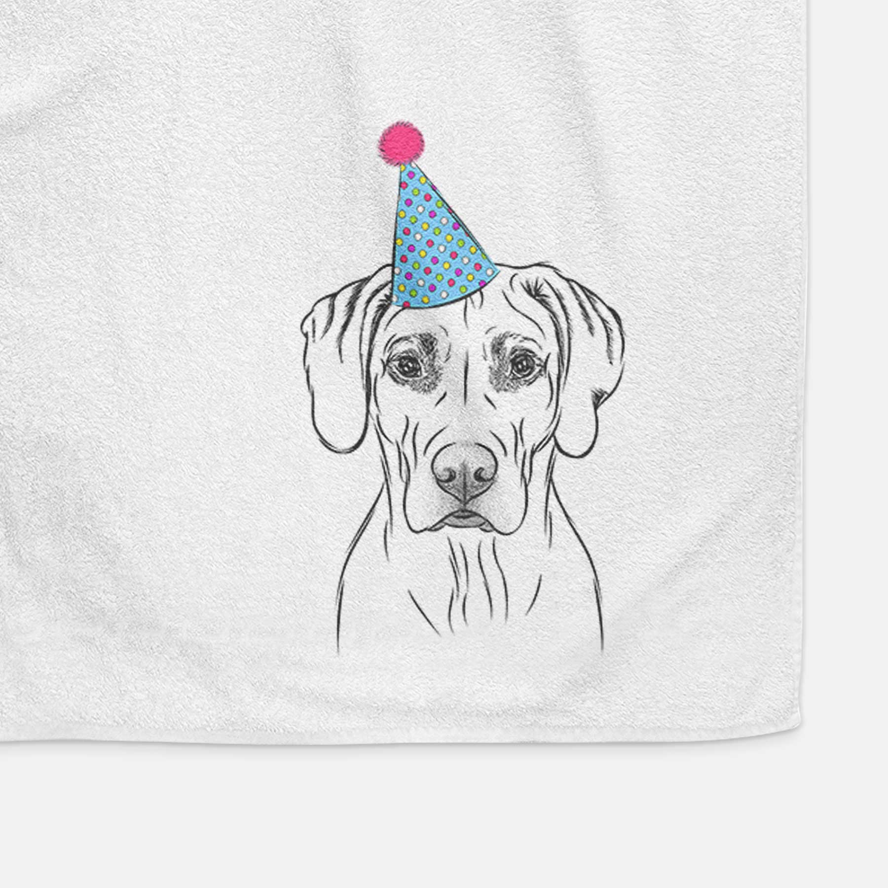 Reid the Rhodesian Ridgeback Decorative Hand Towel