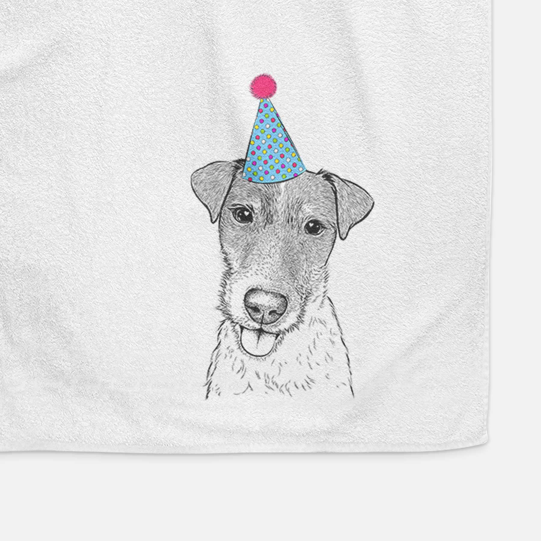 Rider the Parson Russell Terrier Decorative Hand Towel