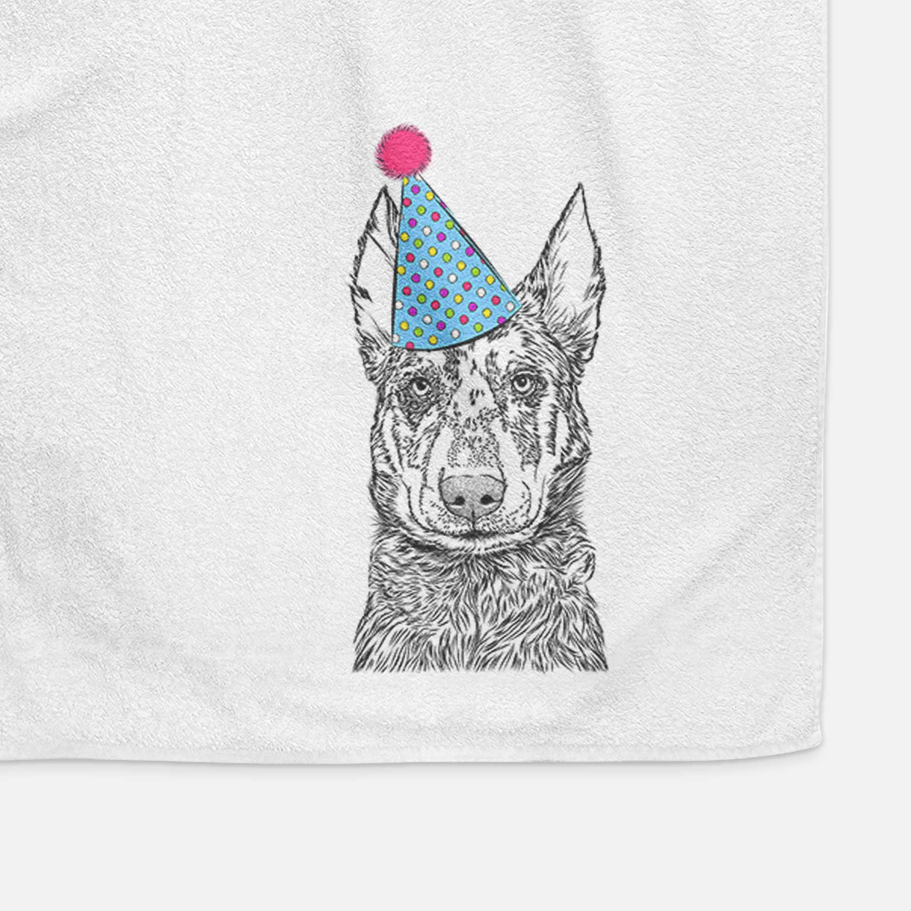 Riggs the Beauceron Decorative Hand Towel