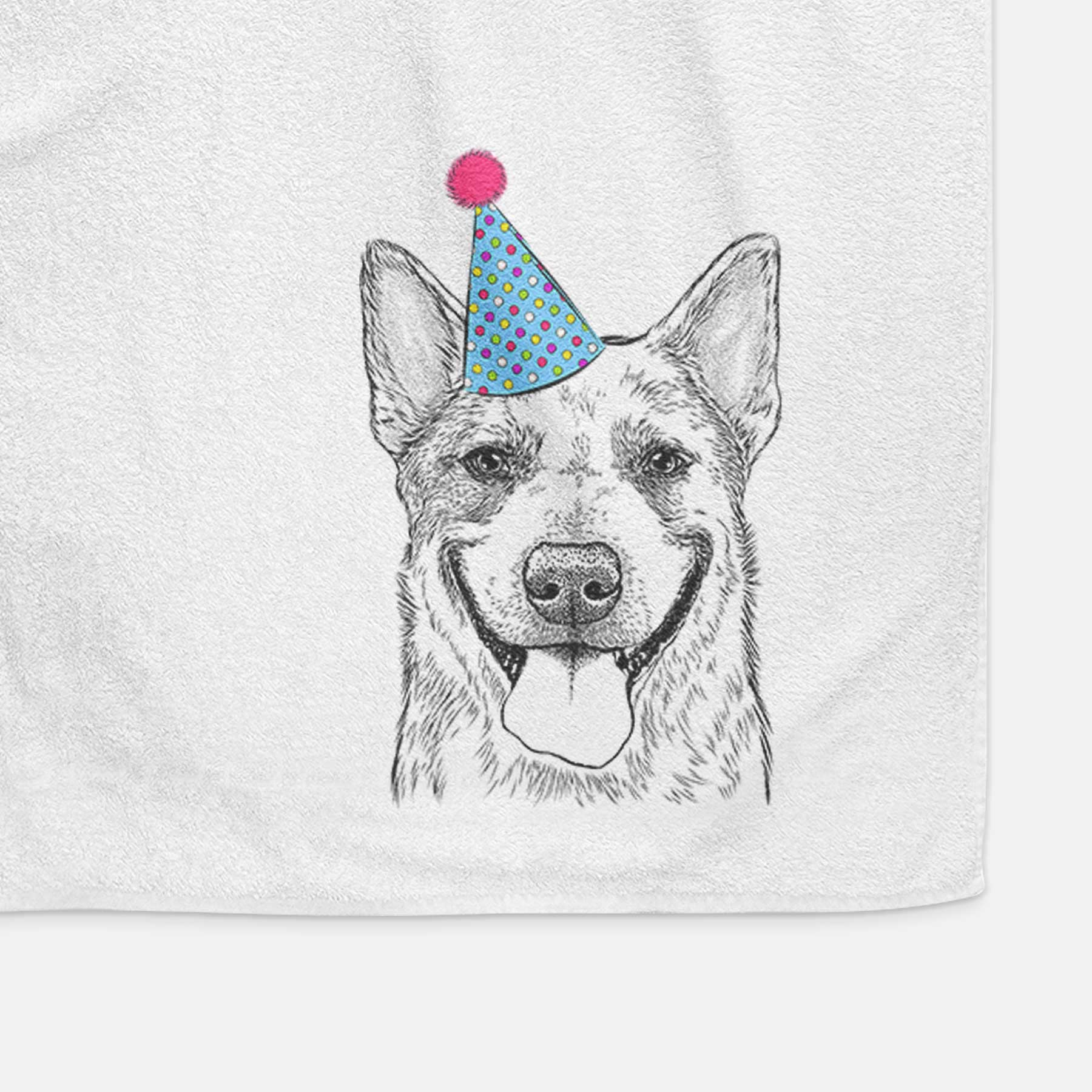 Rio the Australian Cattle Dog Decorative Hand Towel