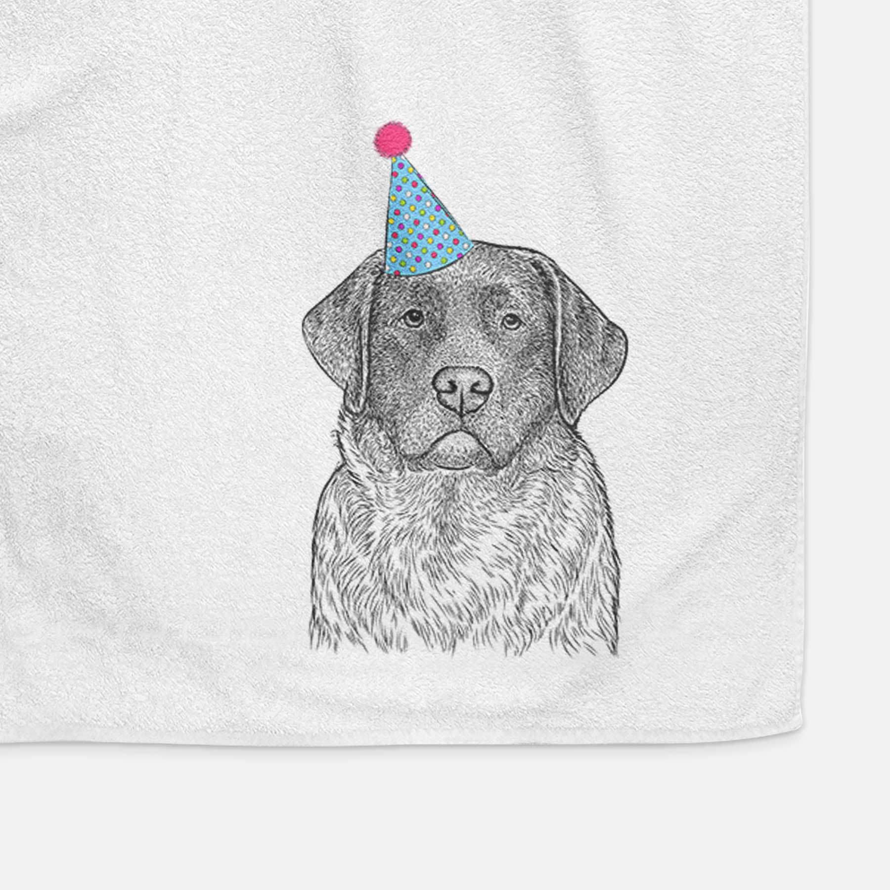 River the English Labrador Retriever Decorative Hand Towel