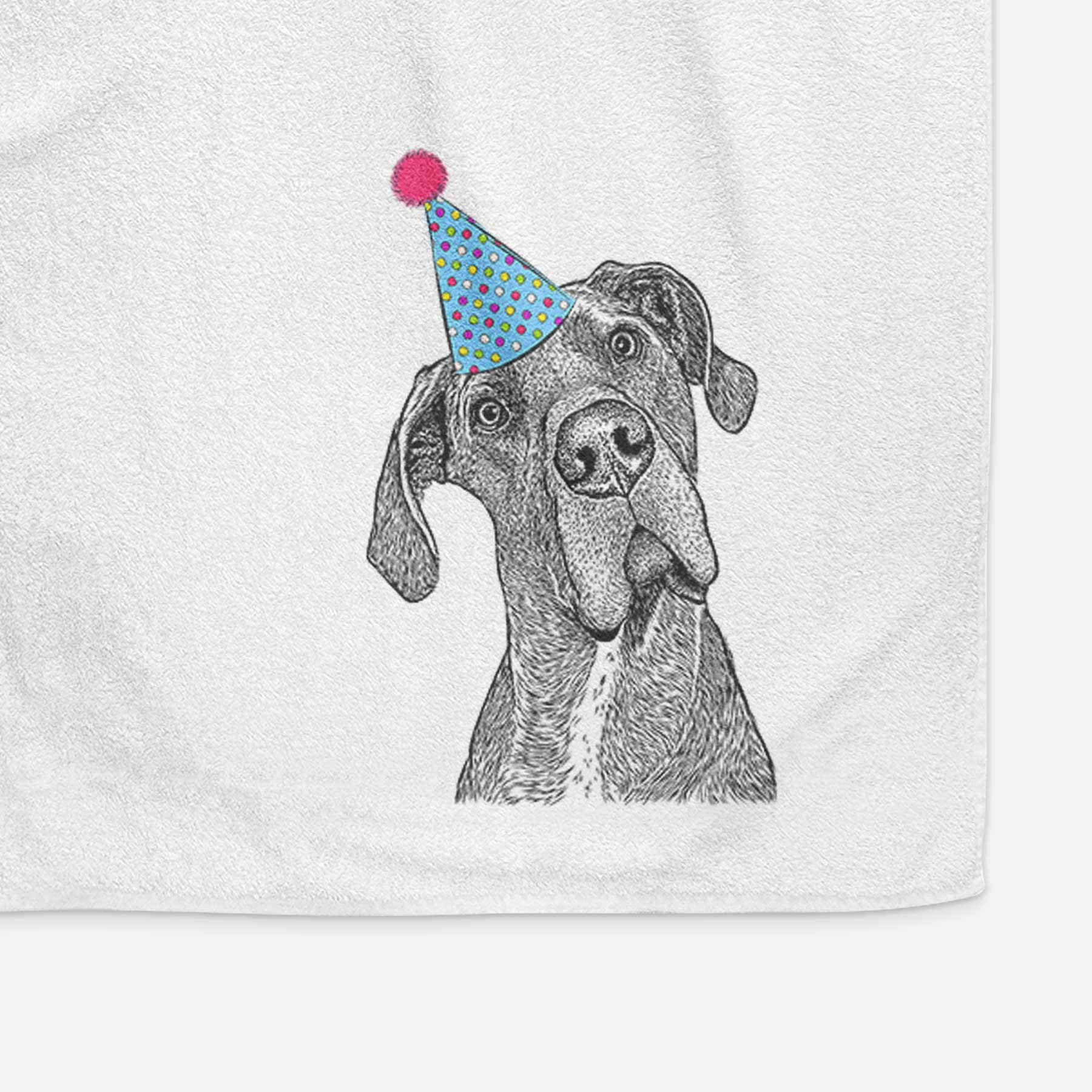 River the Great Dane Decorative Hand Towel