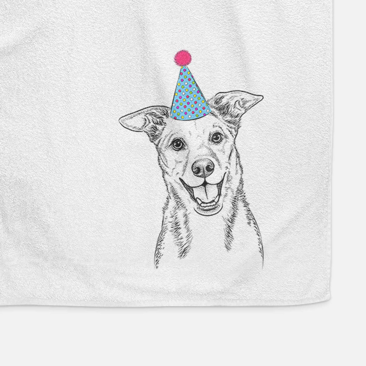 Rocco the Mixed Breed Decorative Hand Towel