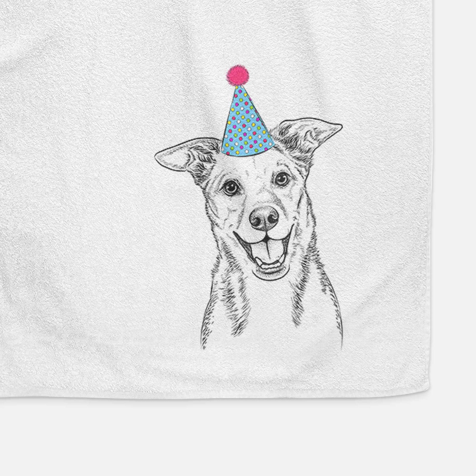 Rocco the Mixed Breed Decorative Hand Towel