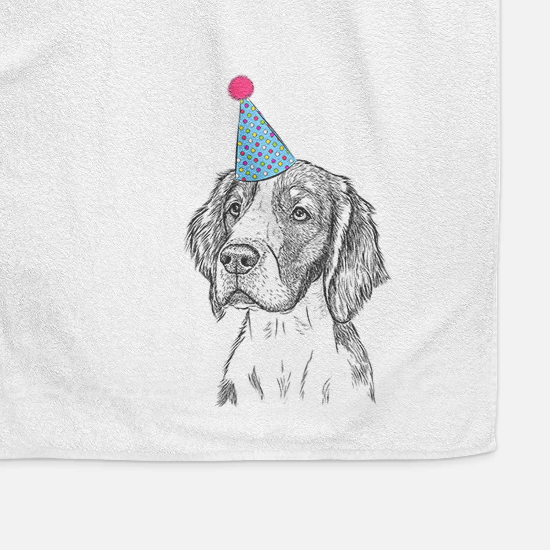 Roxy the Welsh Springer Spaniel Decorative Hand Towel