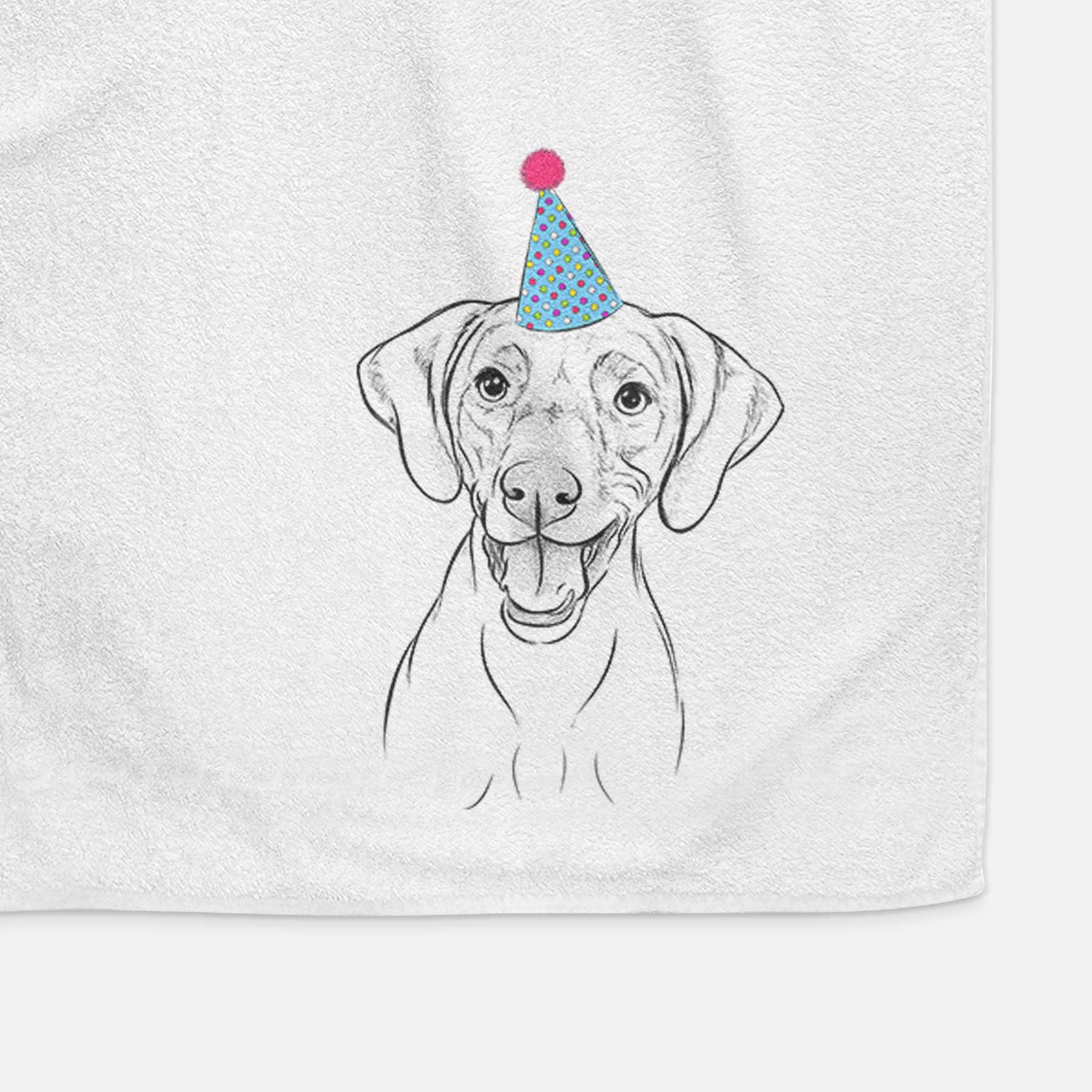 Ruby the Vizsla Decorative Hand Towel