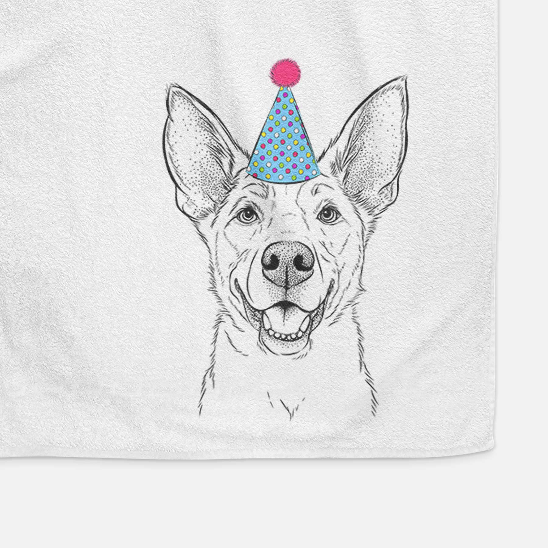 Rumley the Kelpie Mix Decorative Hand Towel