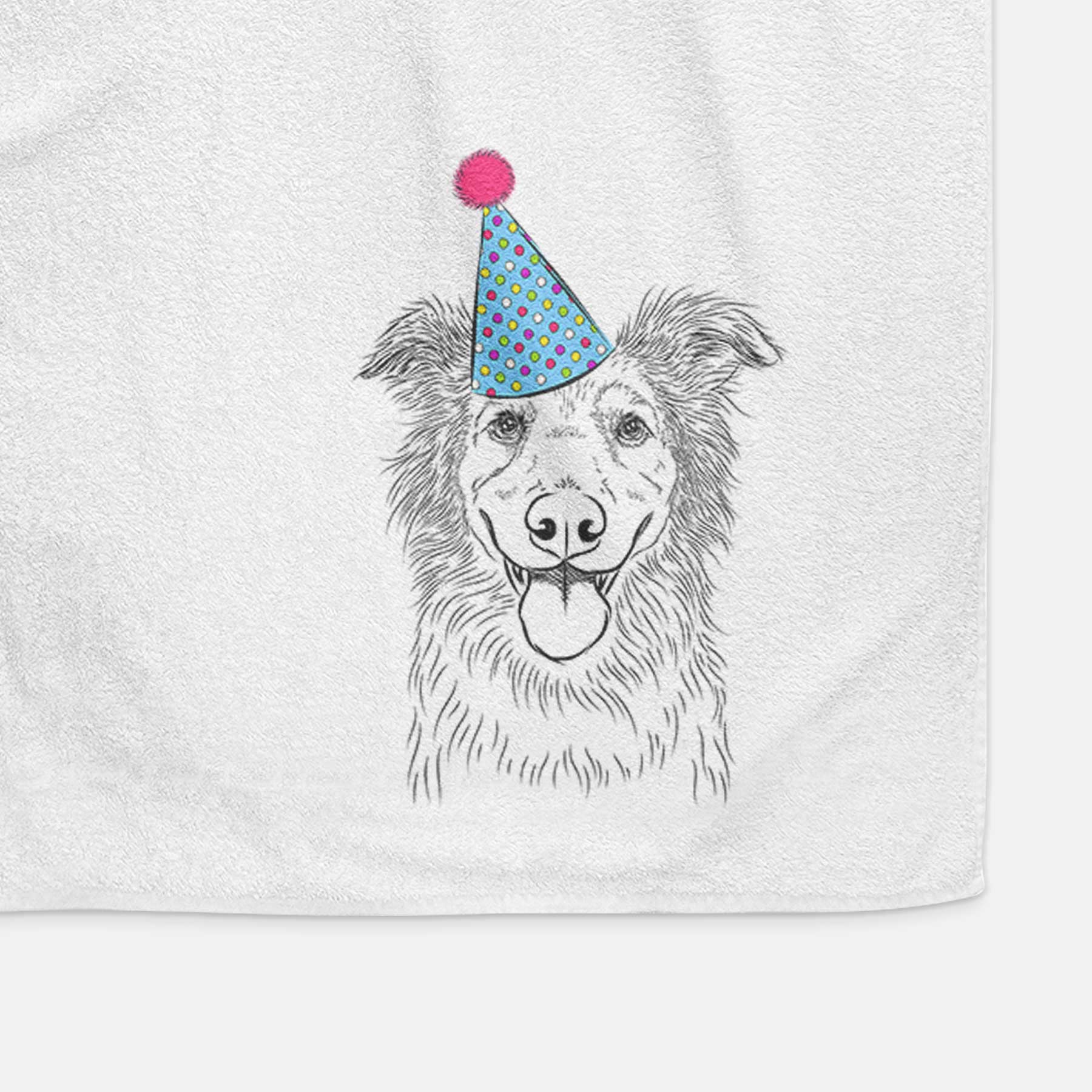 Ruxtin the Mixed Breed Decorative Hand Towel