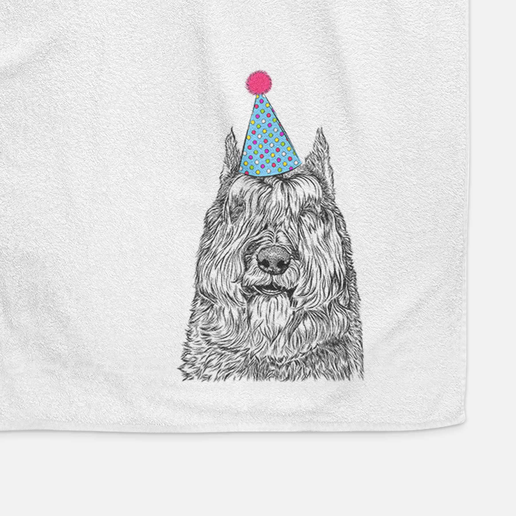 Sabre the Bouvier Des Flandres Decorative Hand Towel