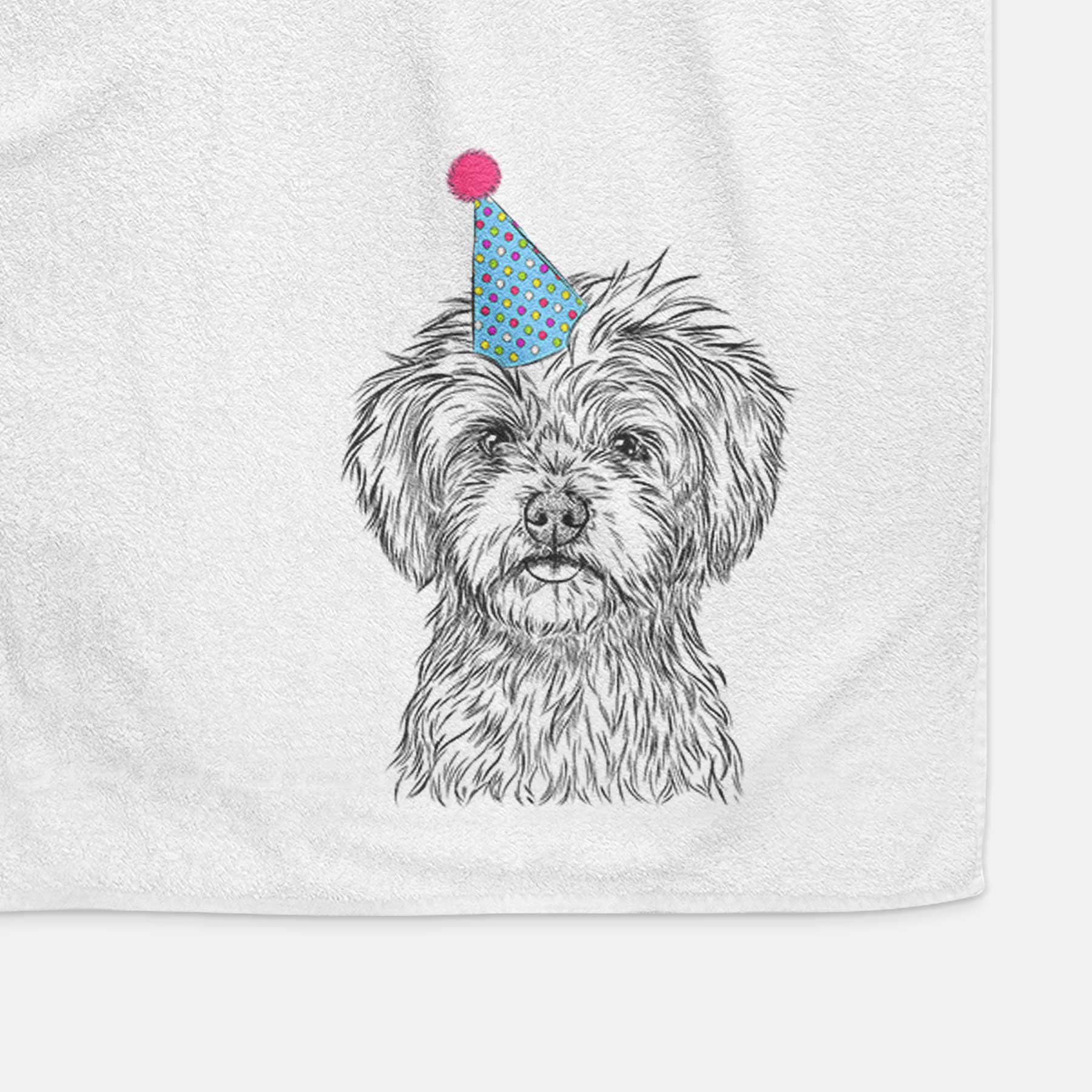 Sammy the Shorkie Decorative Hand Towel