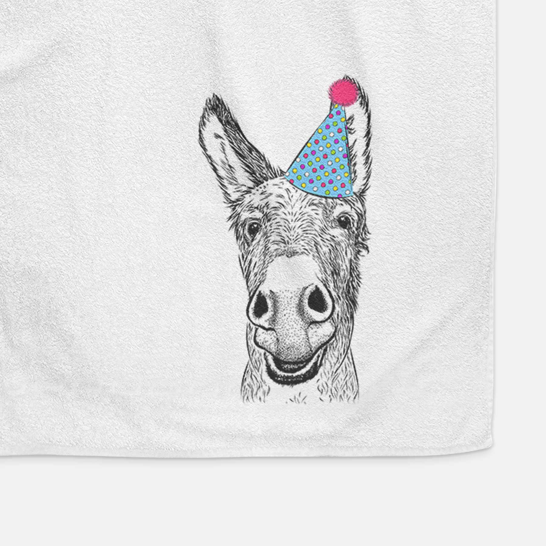 Samule the Donkey Decorative Hand Towel