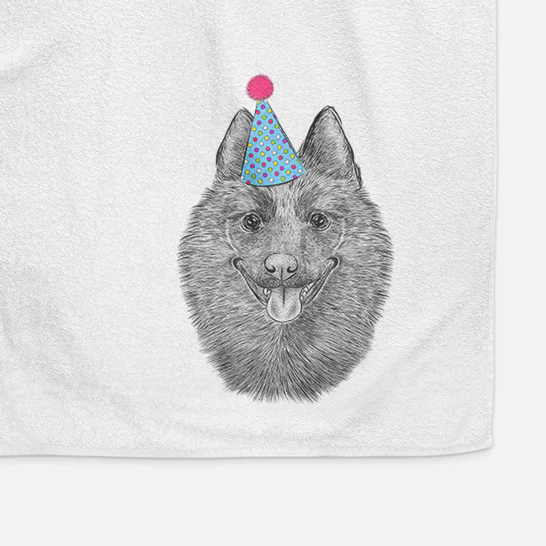 Sander the Schipperke Decorative Hand Towel