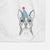 Scout the Boston Terrier Decorative Hand Towel