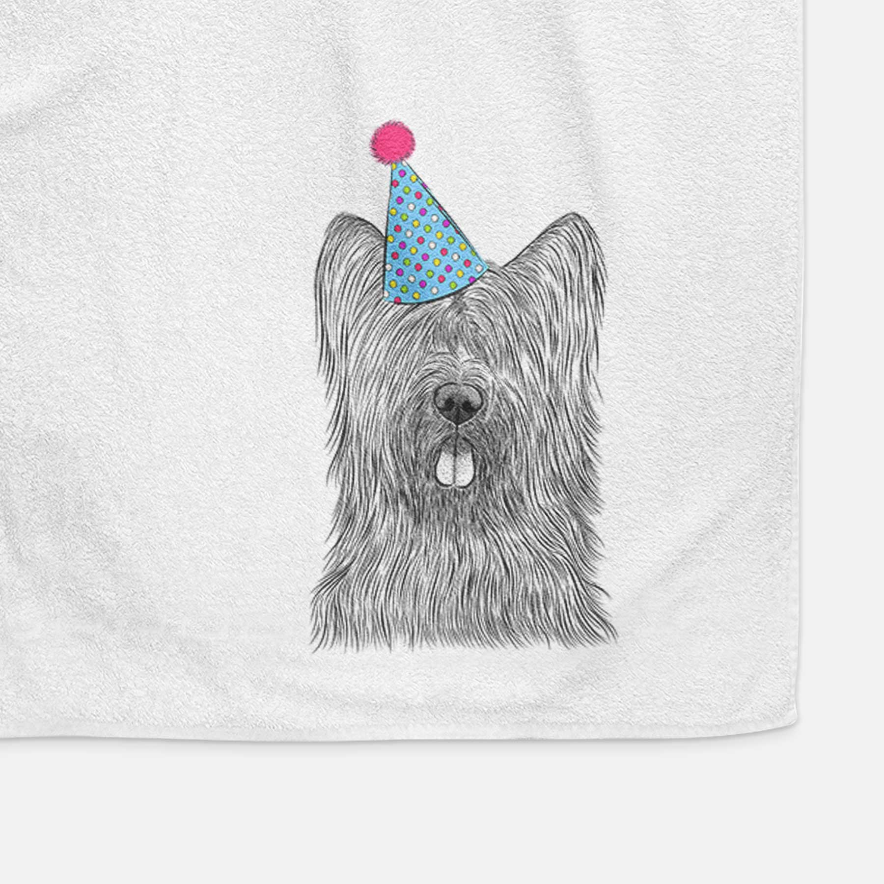 Shay the Briard Decorative Hand Towel