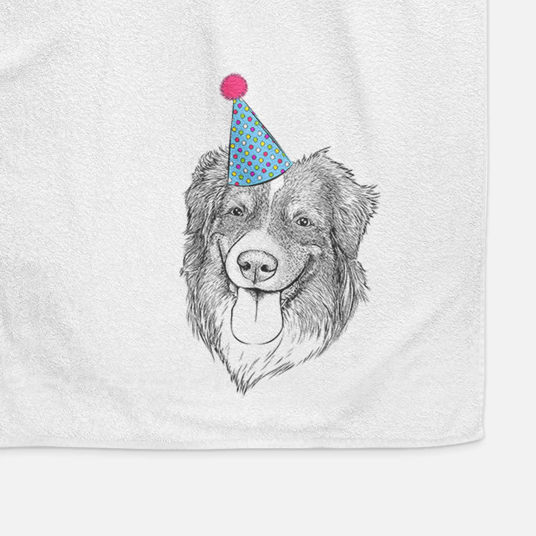 Siena the Australian Shepherd Decorative Hand Towel