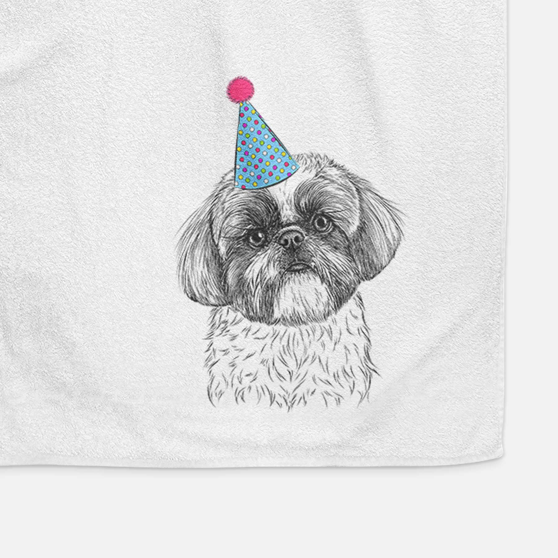 Simon the Shih Tzu Decorative Hand Towel