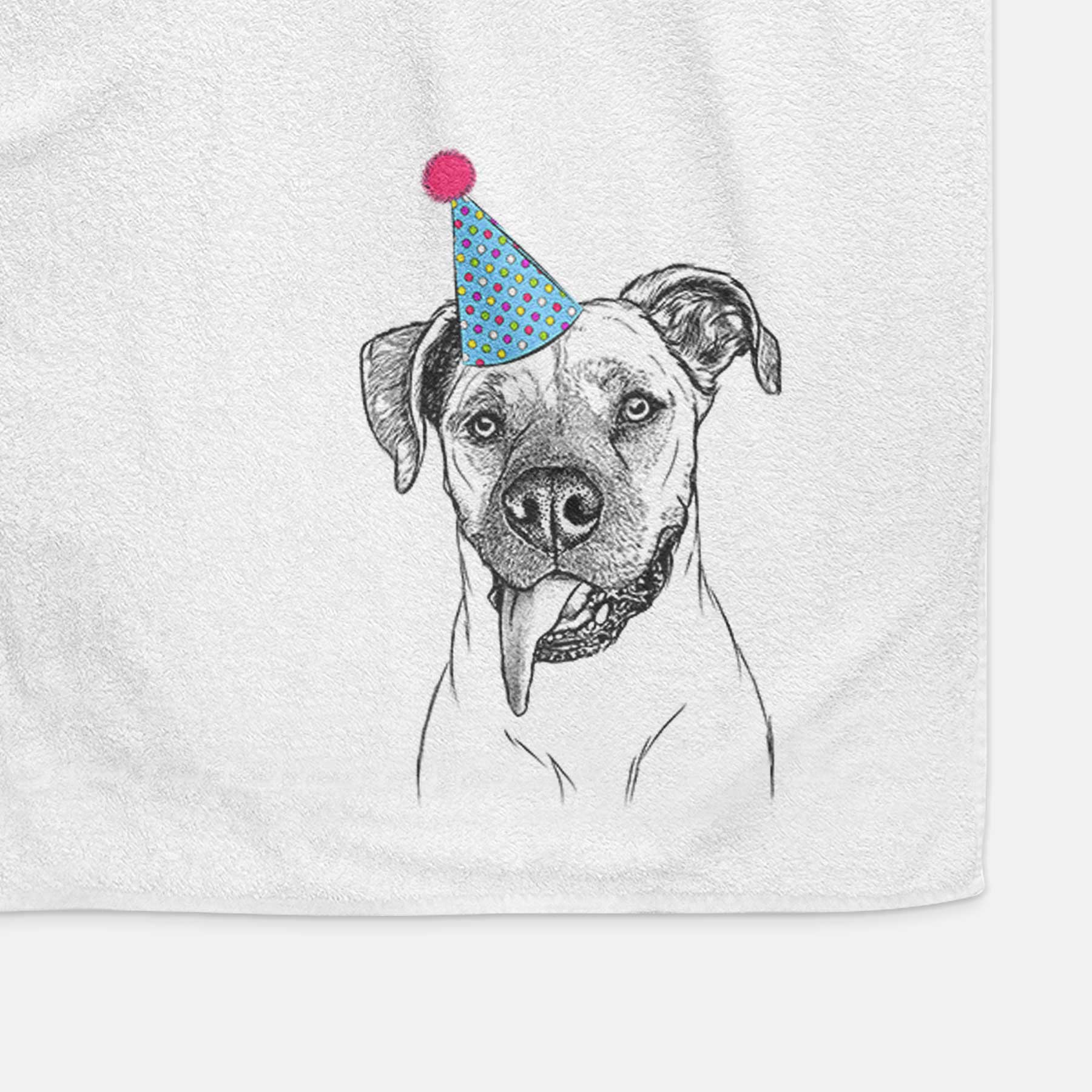 Sir Jake the Boxer Decorative Hand Towel