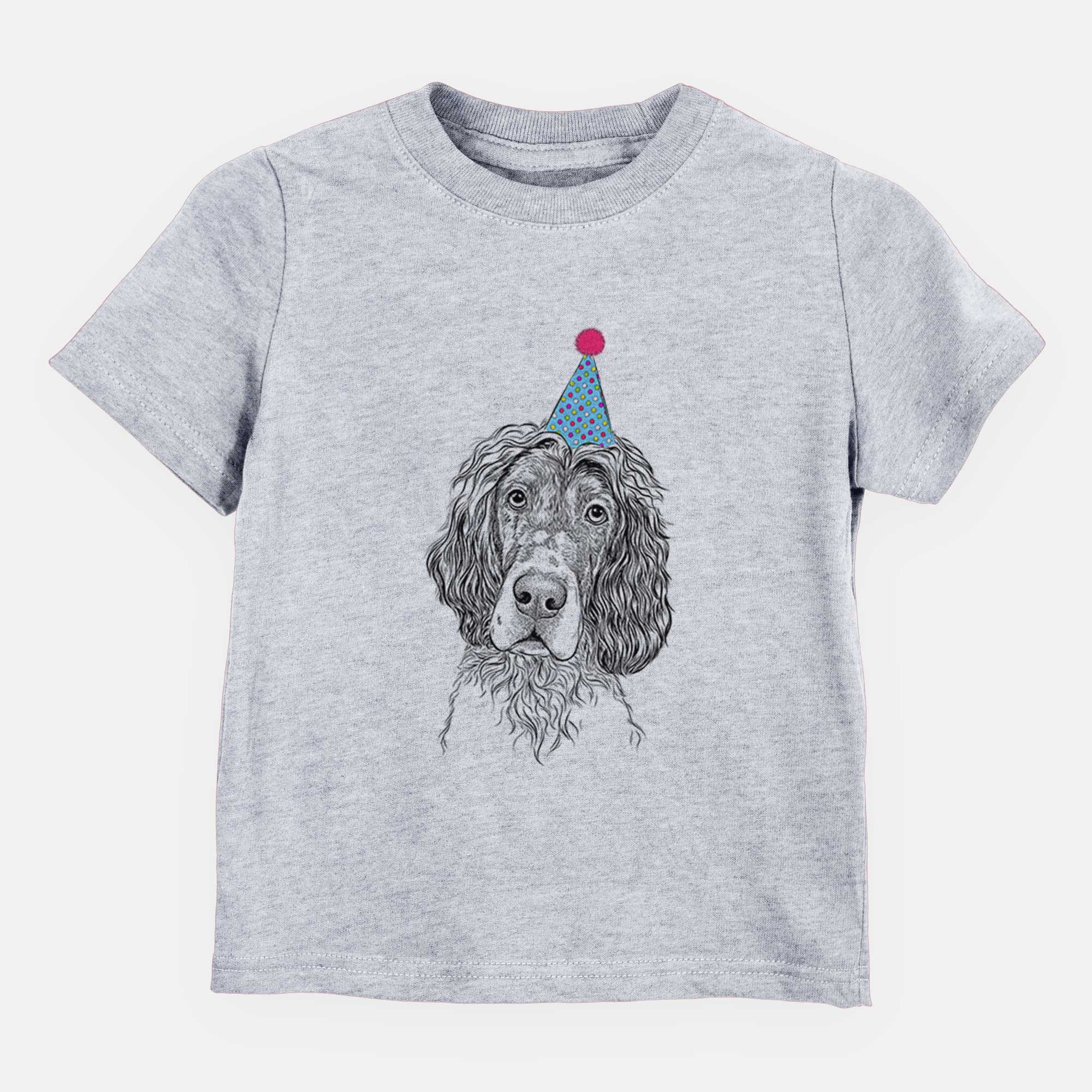 Birthday Sir Rexford the Blue Belton English Setter - Kids/Youth/Toddler Shirt