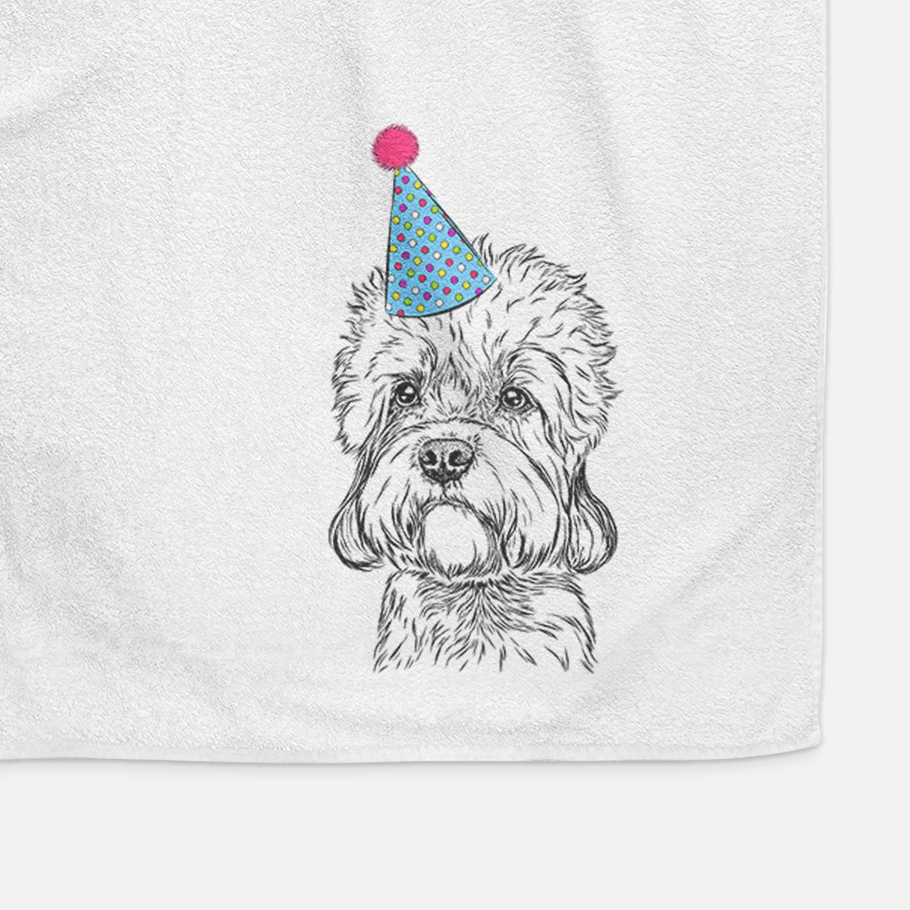 Sir Walter the Dandie Dinmont Terrier Decorative Hand Towel