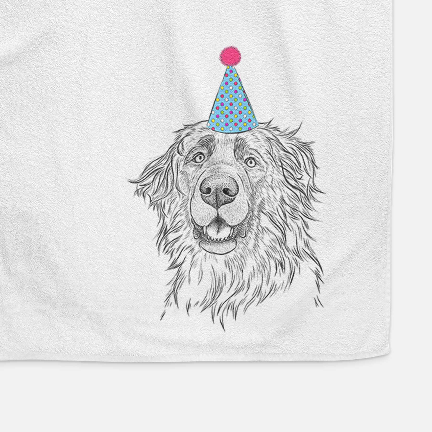 Siri the Leonberger Decorative Hand Towel