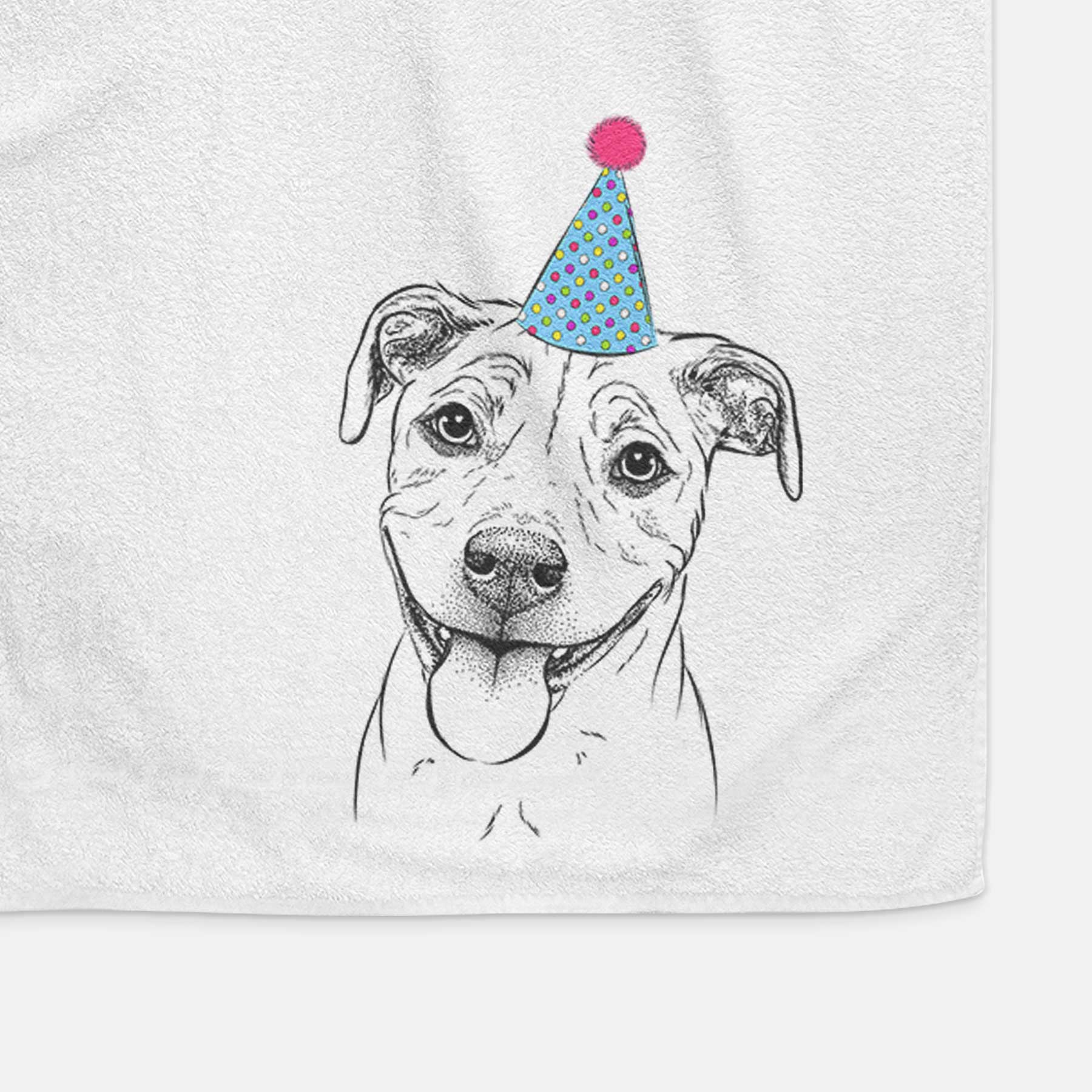 Skye the Pitweiler Decorative Hand Towel