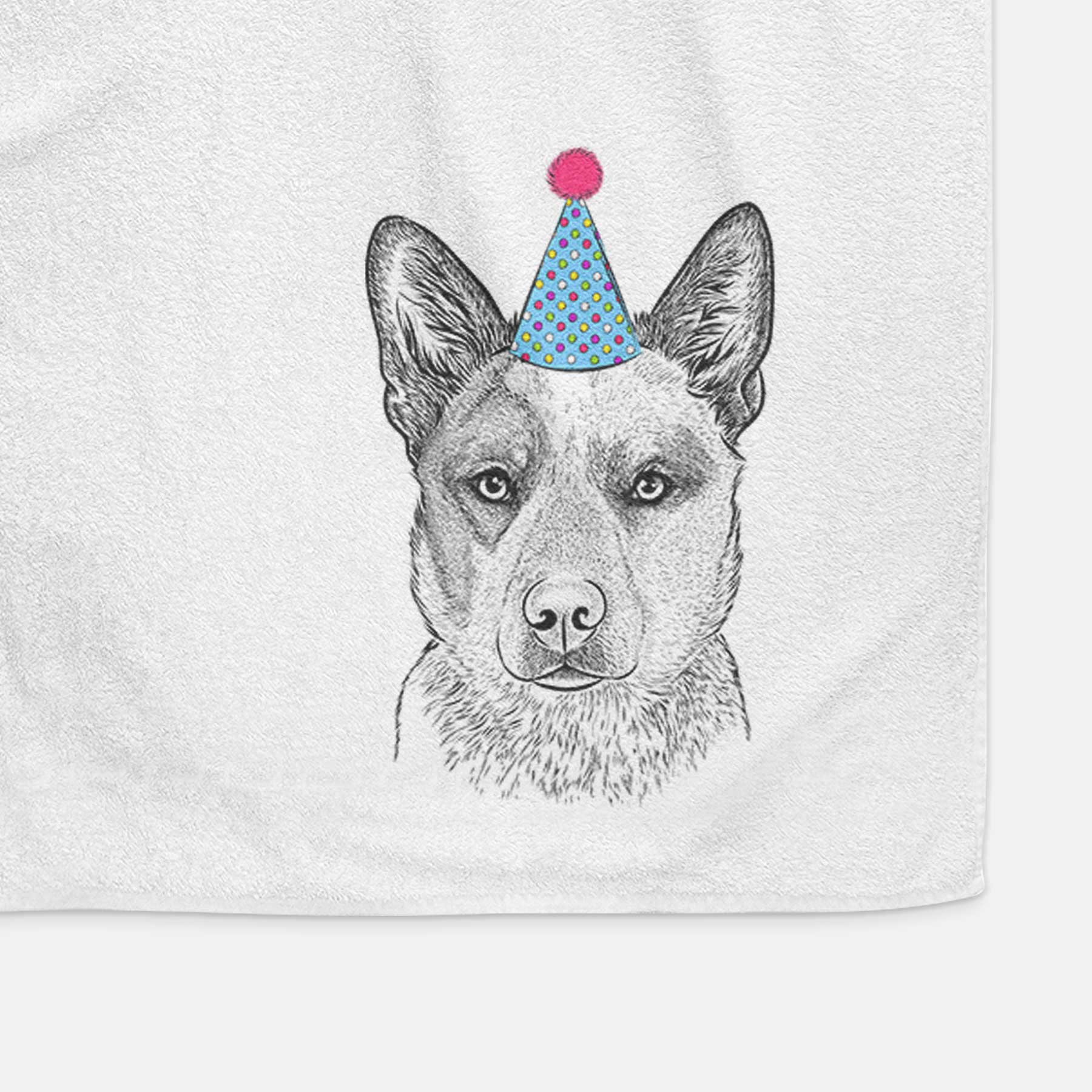 Snap the Australian Cattle Dog Decorative Hand Towel