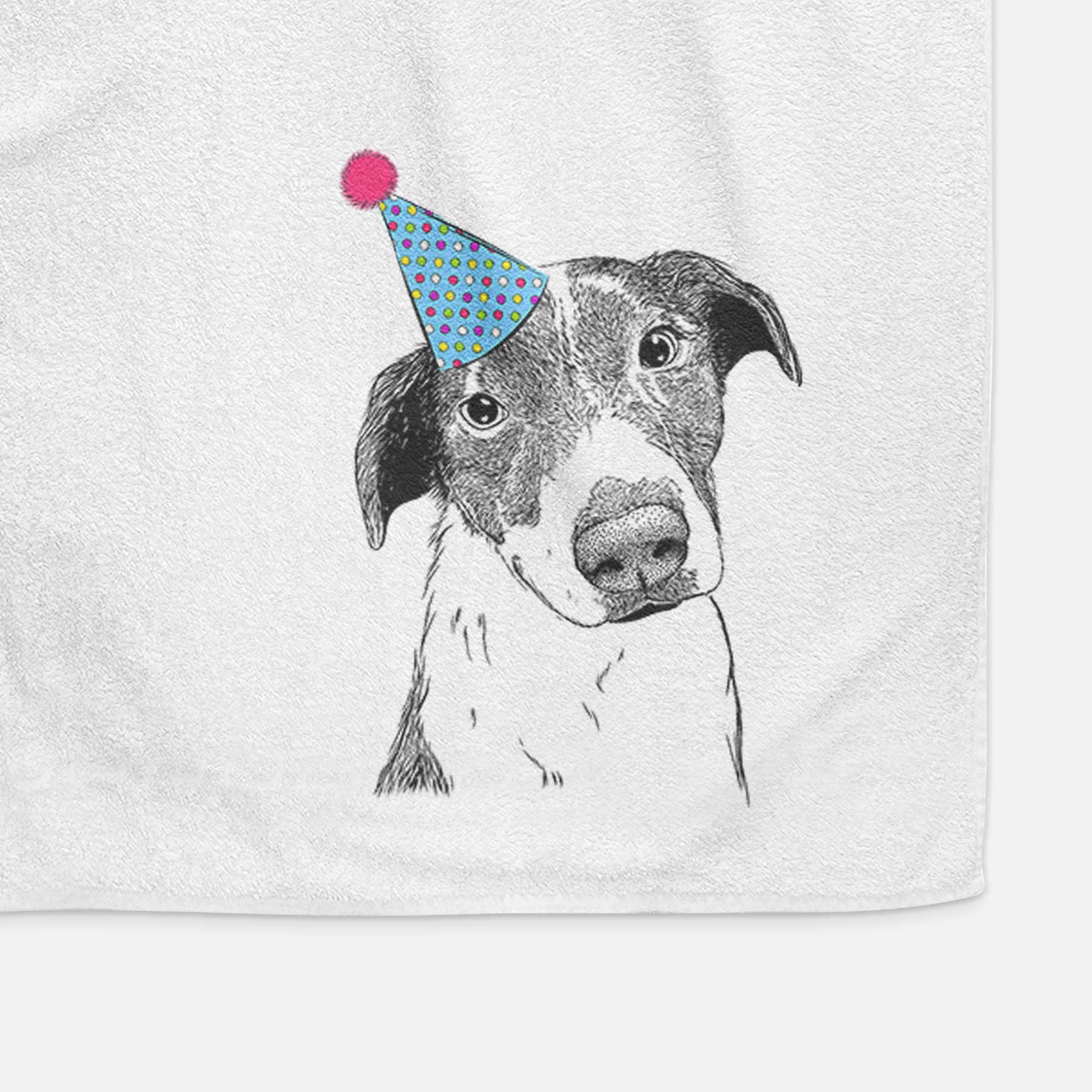 Sophia the Mixed Breed Decorative Hand Towel