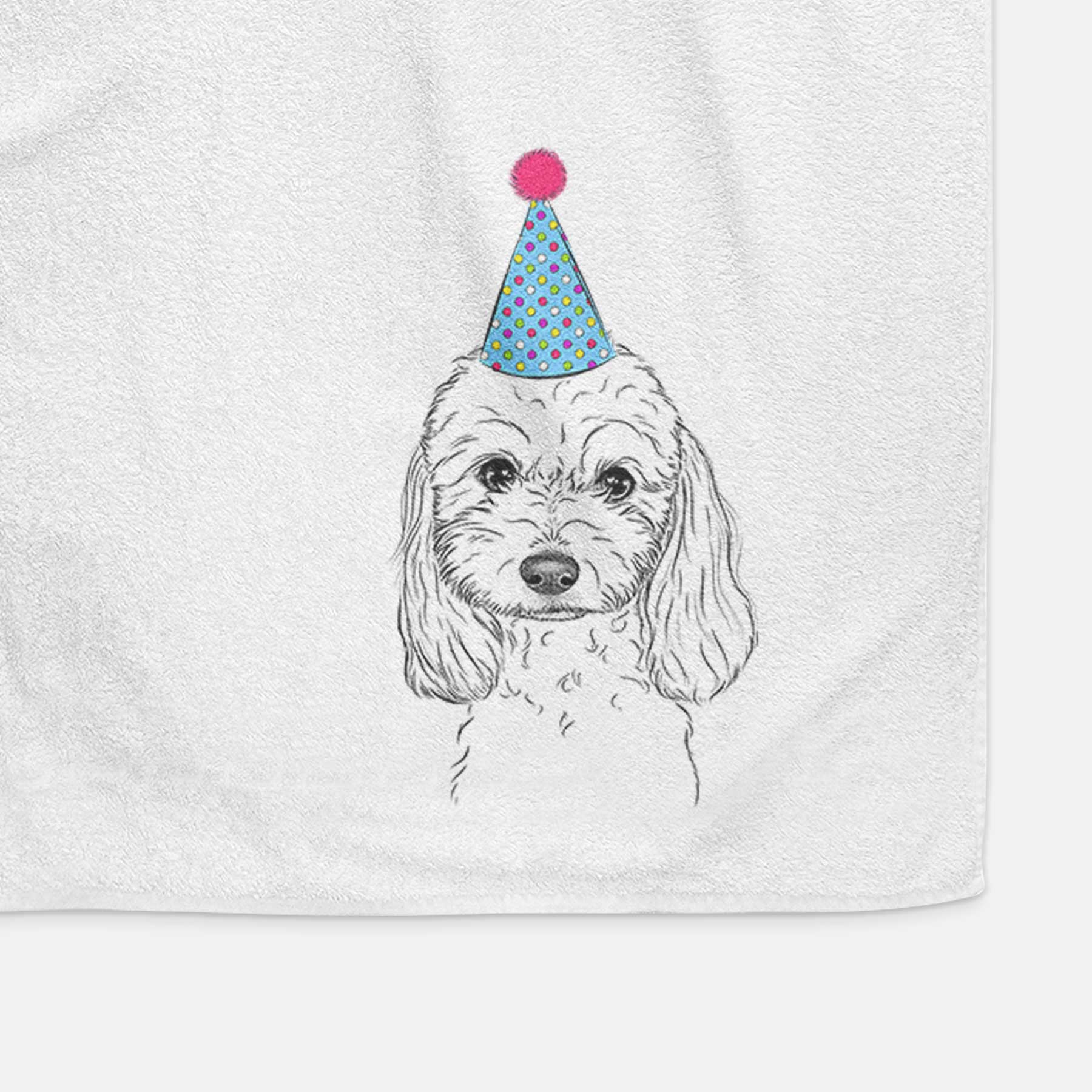 Sophie the Coton de Tulear Decorative Hand Towel