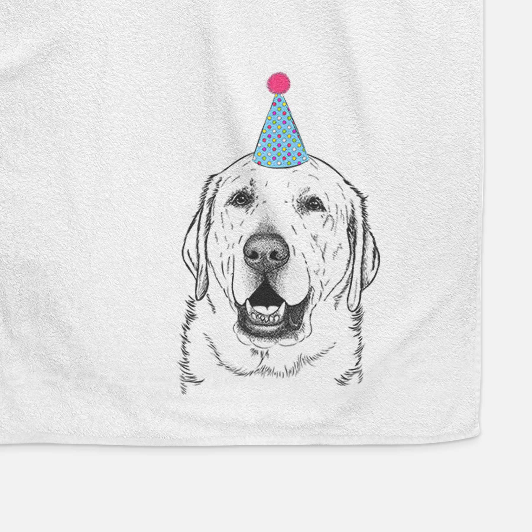 Sparks the Labrador Retriever Decorative Hand Towel