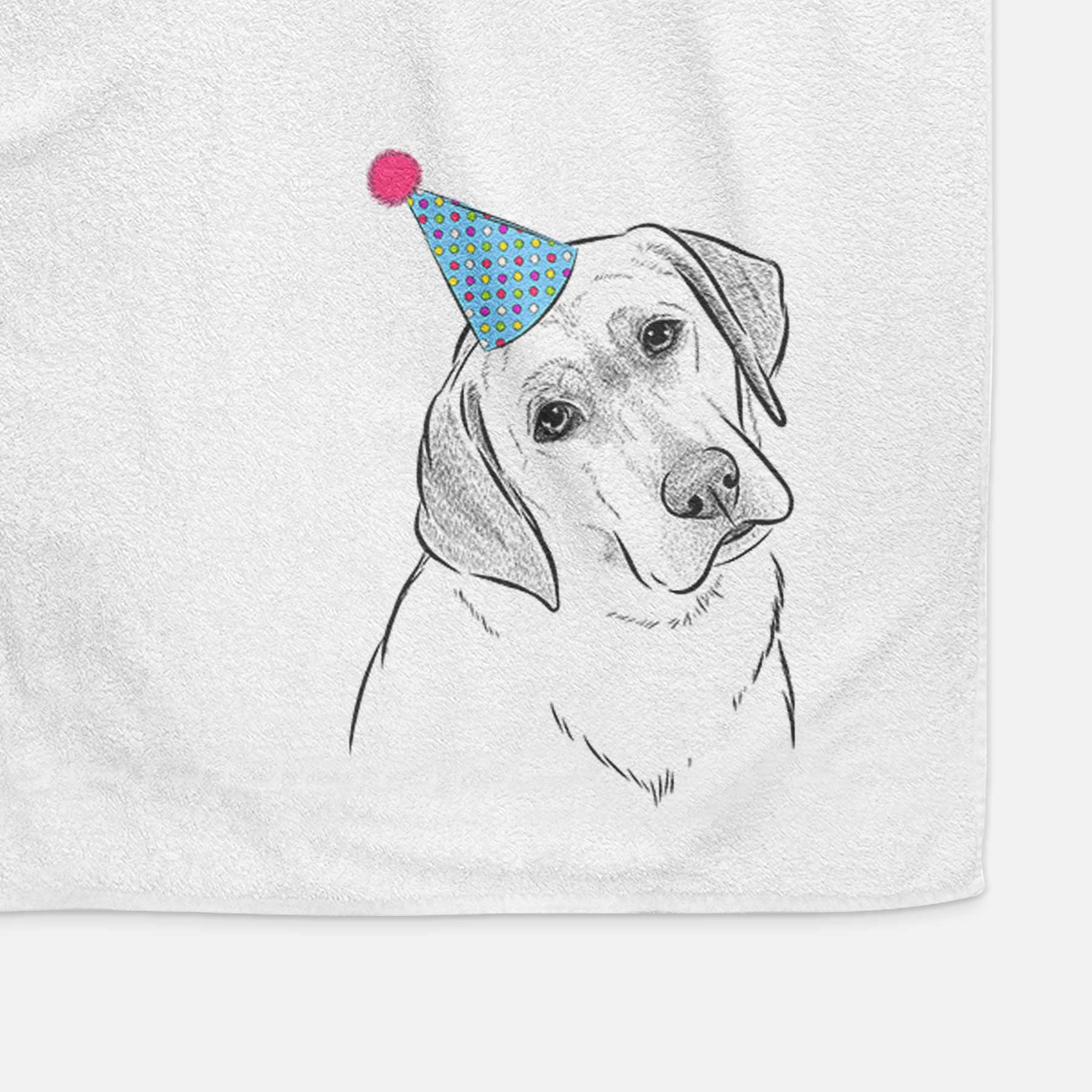 Stella the Yellow Lab Decorative Hand Towel