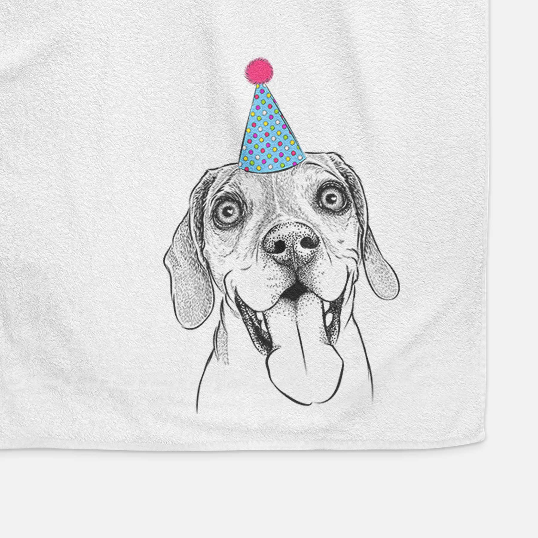 Sunny the Beagle Decorative Hand Towel