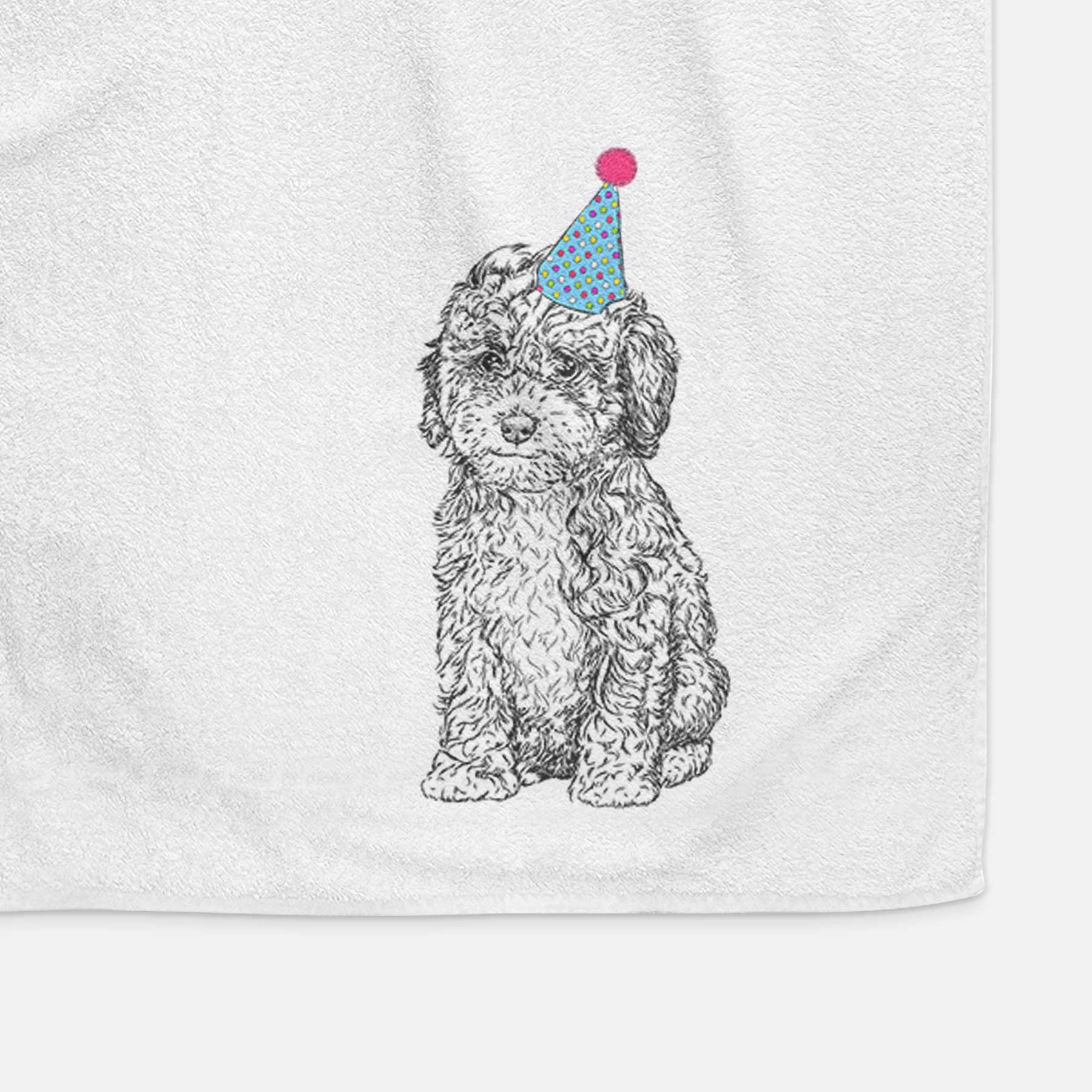 Sweet Tea the Mini Doodle Decorative Hand Towel