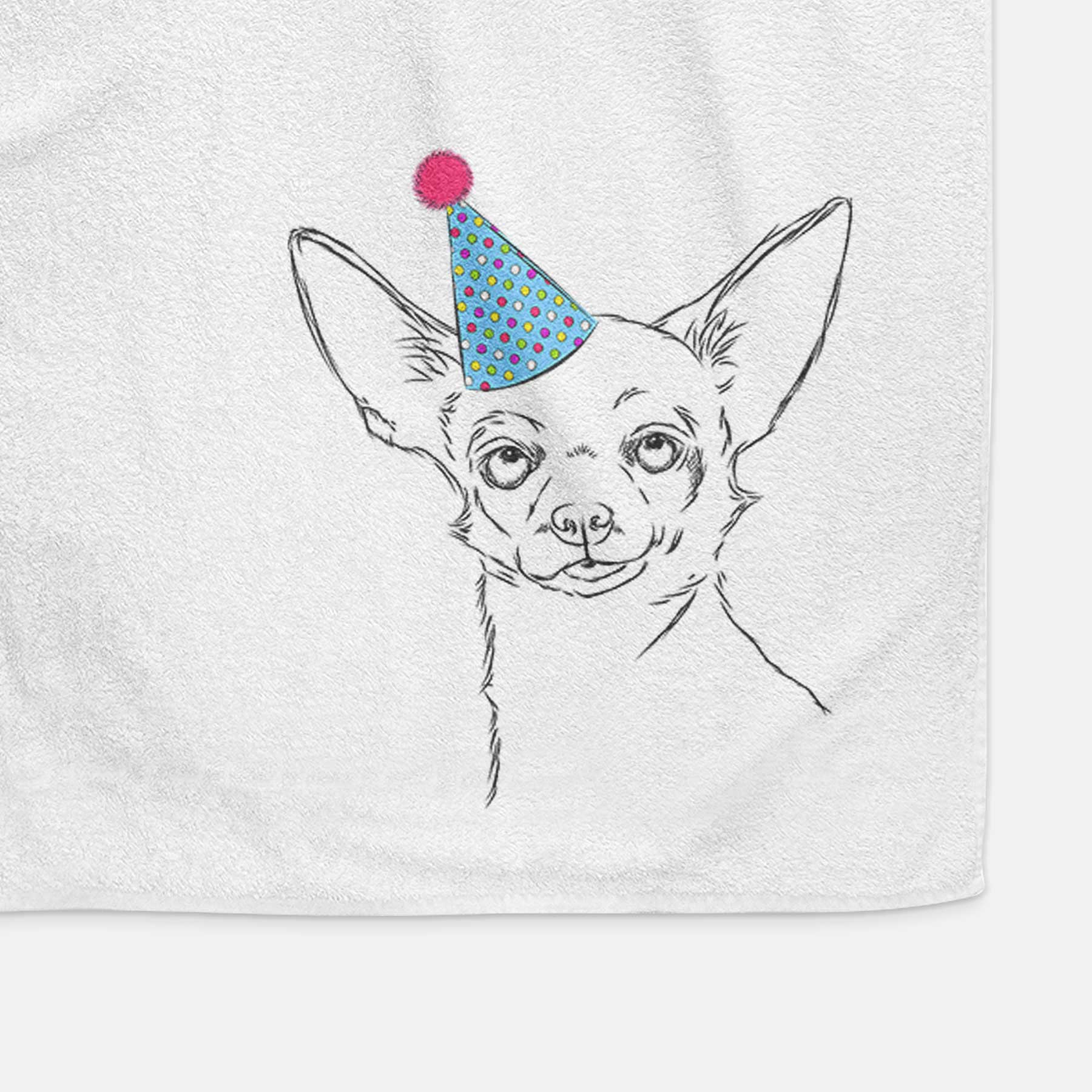 Tabitha the Chihuahua Decorative Hand Towel