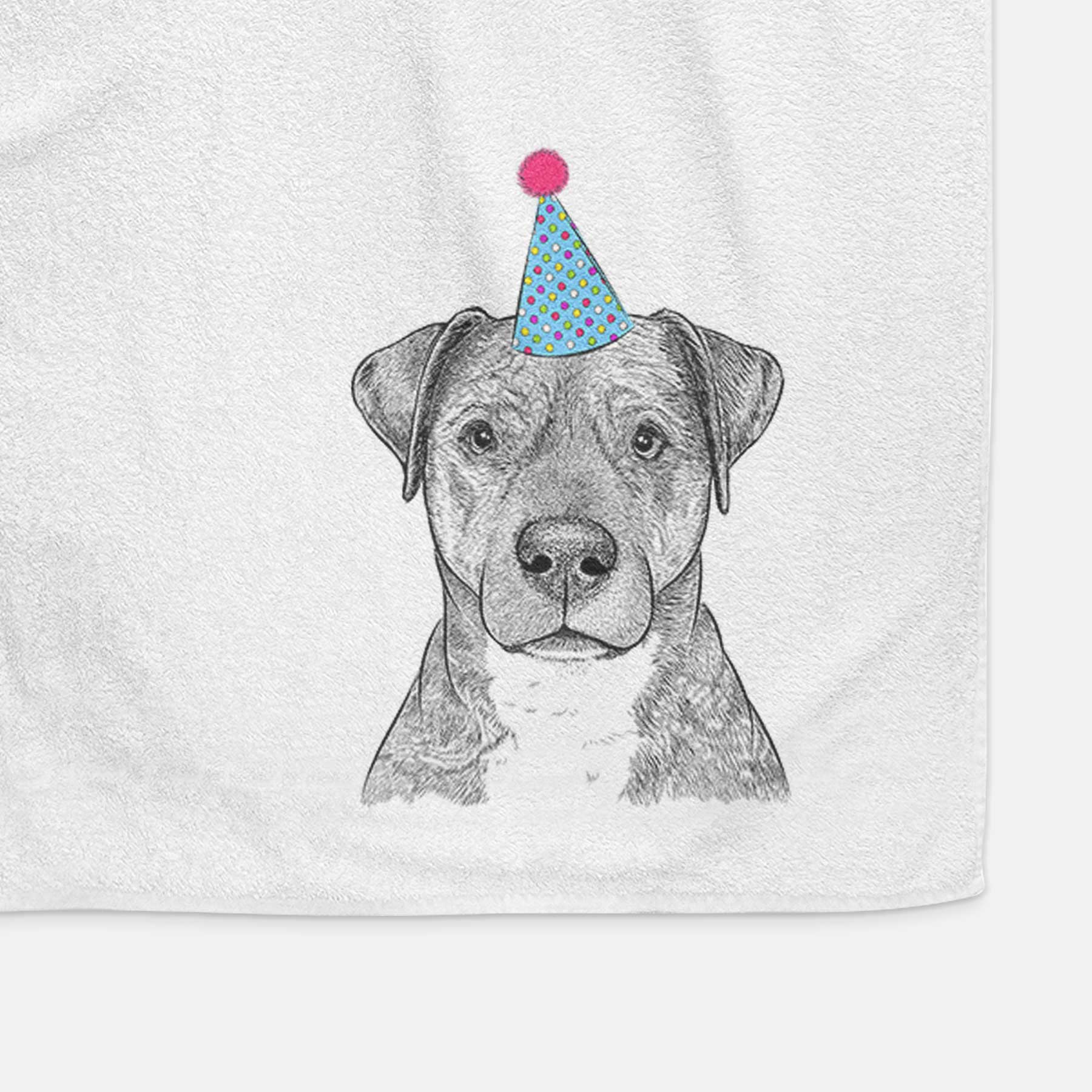 TedE the Mixed Breed Decorative Hand Towel