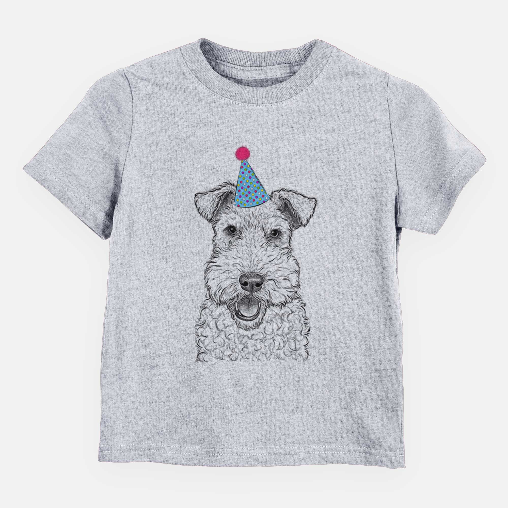 Birthday Ted the Wire Fox Terrier - Kids/Youth/Toddler Shirt