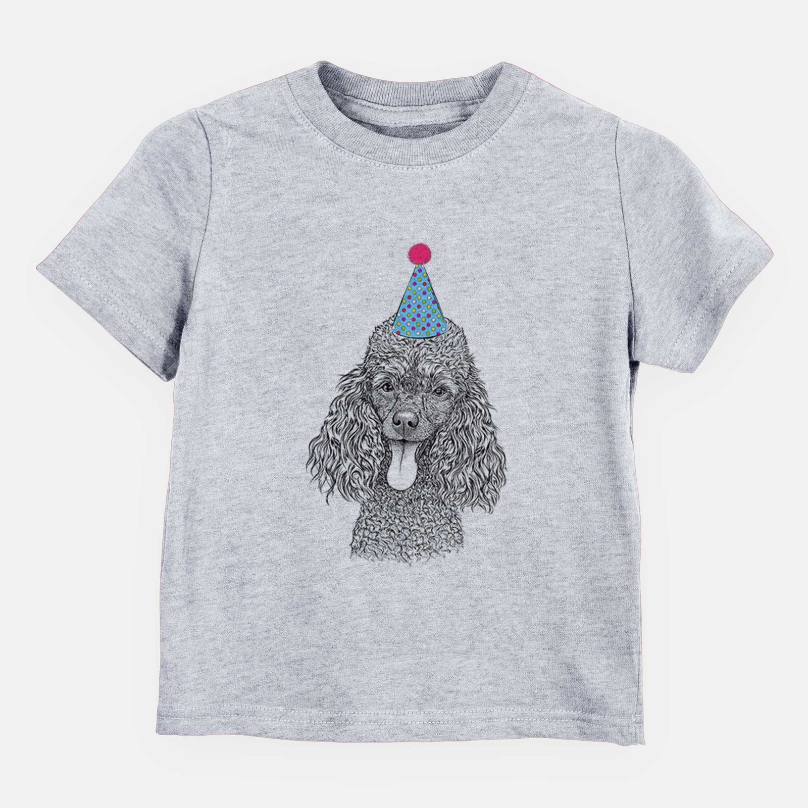 Birthday Teddy the Mini Poodle - Kids/Youth/Toddler Shirt