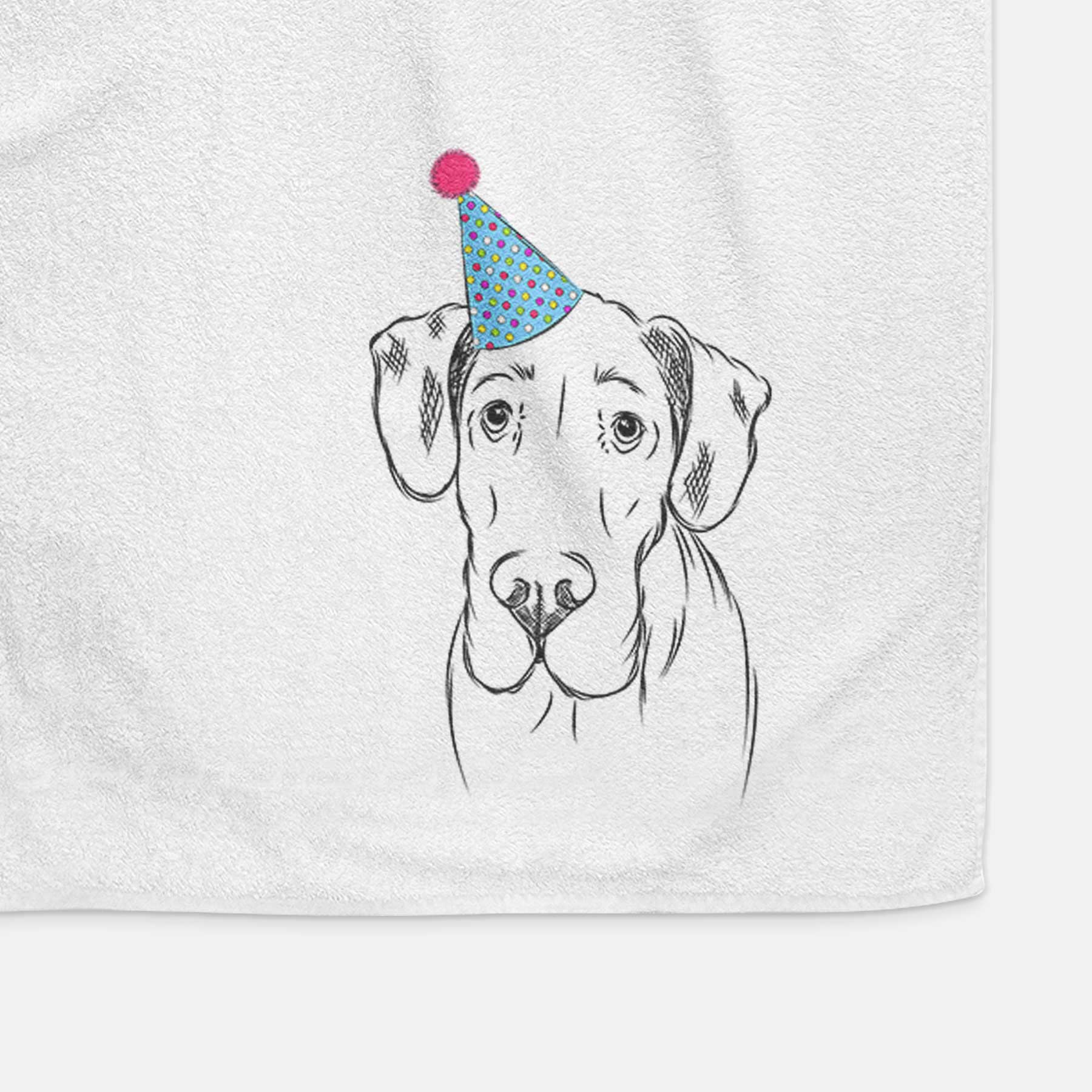 Titus the Great Dane Decorative Hand Towel