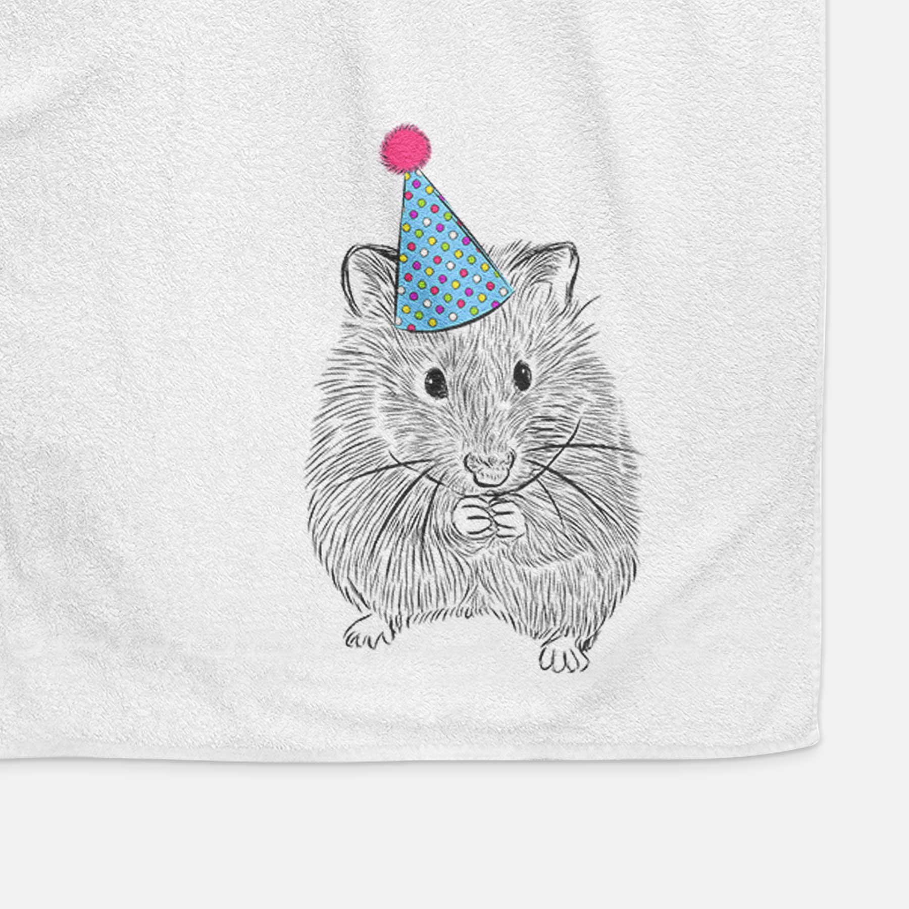 Twitch the Hamster Decorative Hand Towel