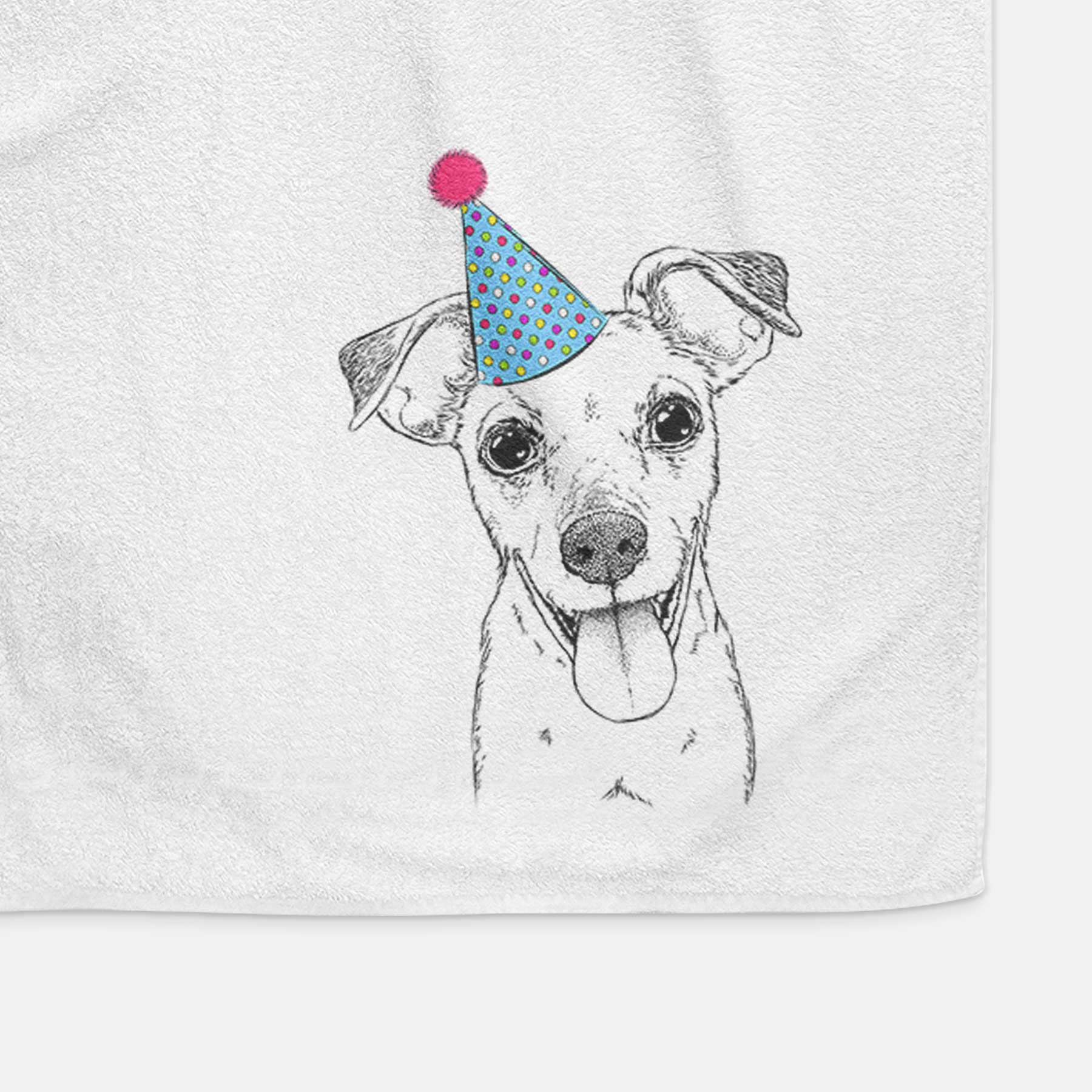 Tyler the Mixed Breed Decorative Hand Towel