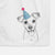 Tyler the Mixed Breed Decorative Hand Towel