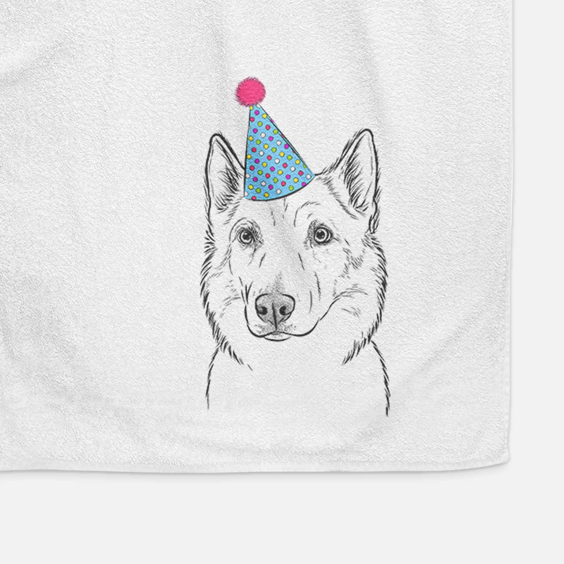 Vox the Siberian Husky Decorative Hand Towel