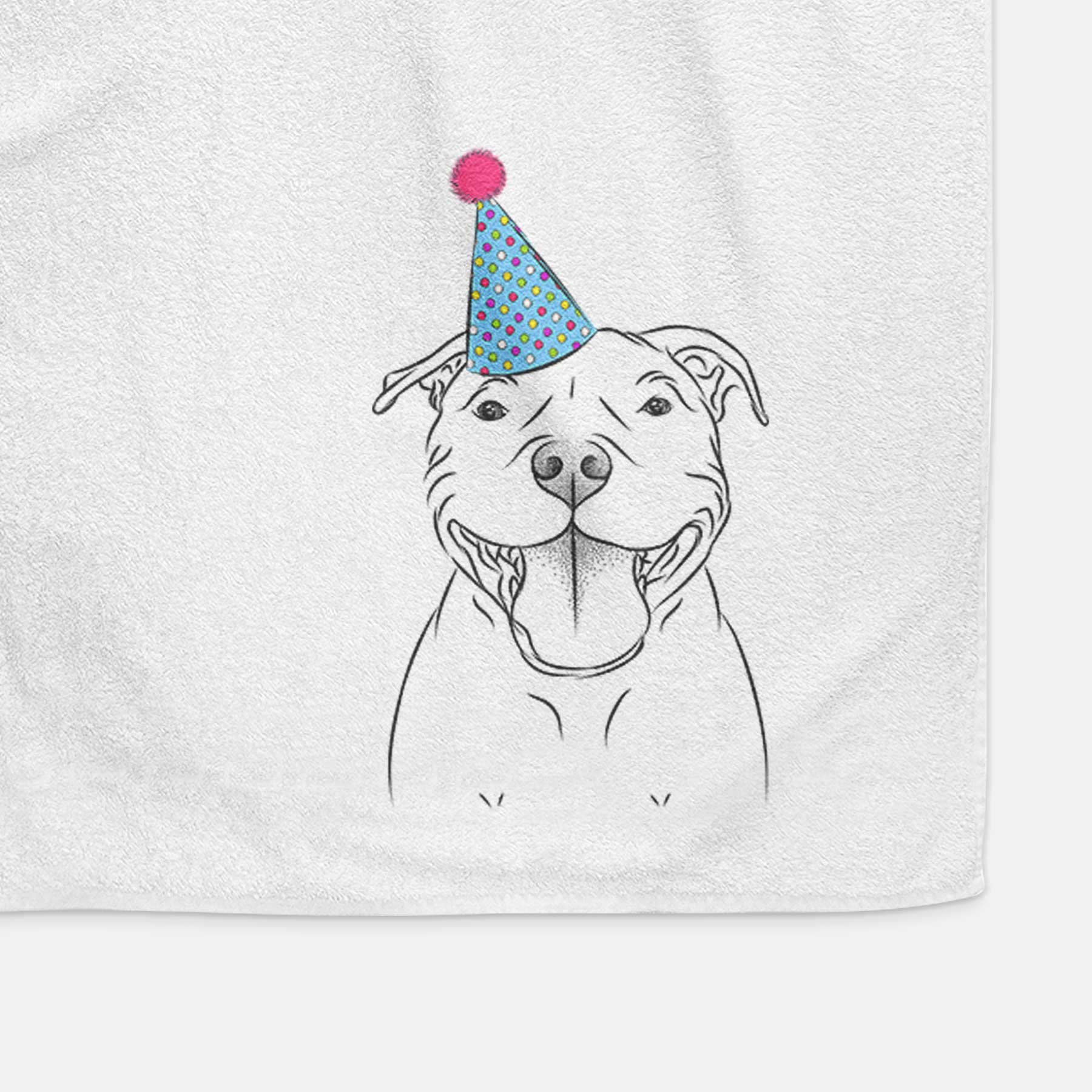 Wafer the Staffordshire Bull Terrier Decorative Hand Towel