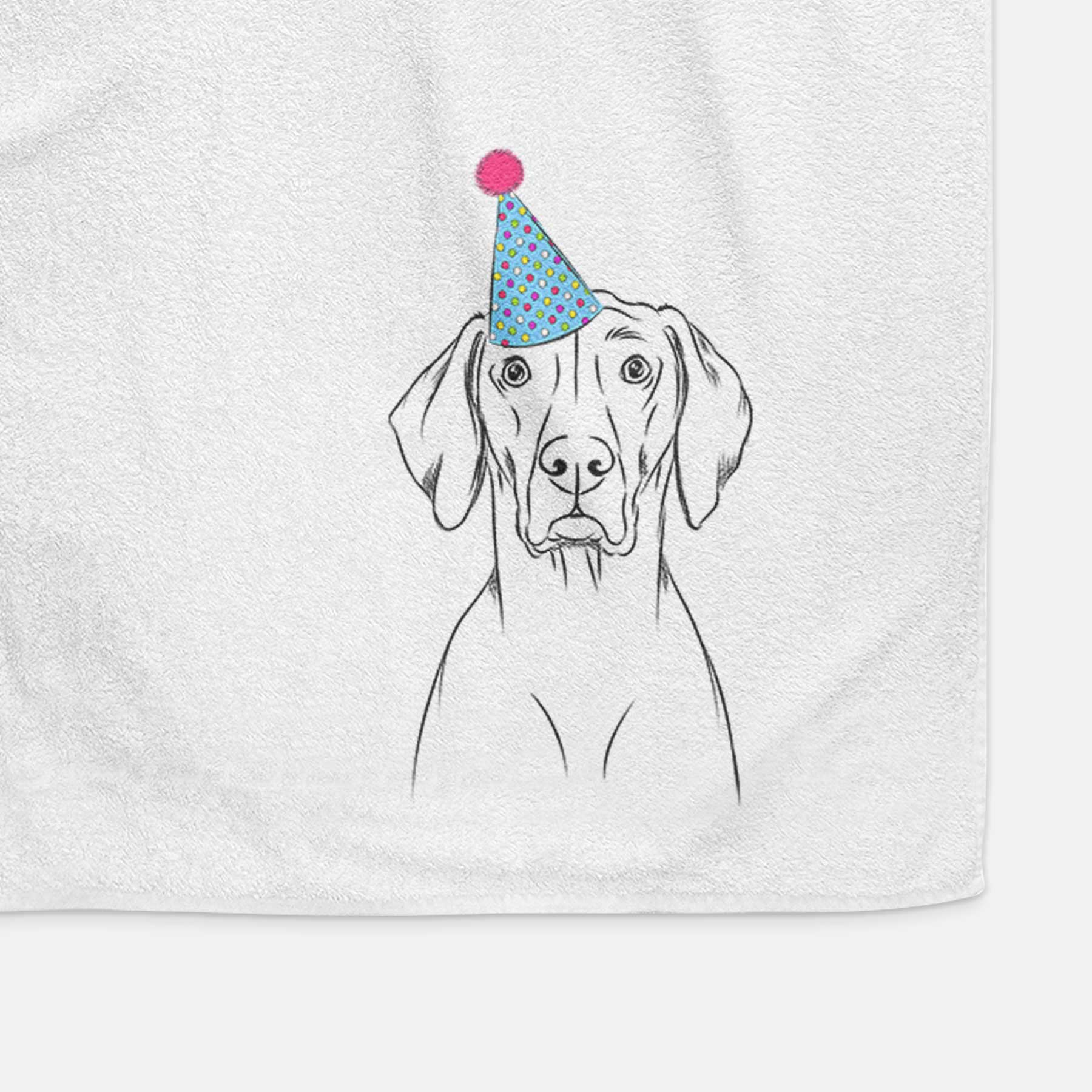 Walter the Weimaraner Decorative Hand Towel