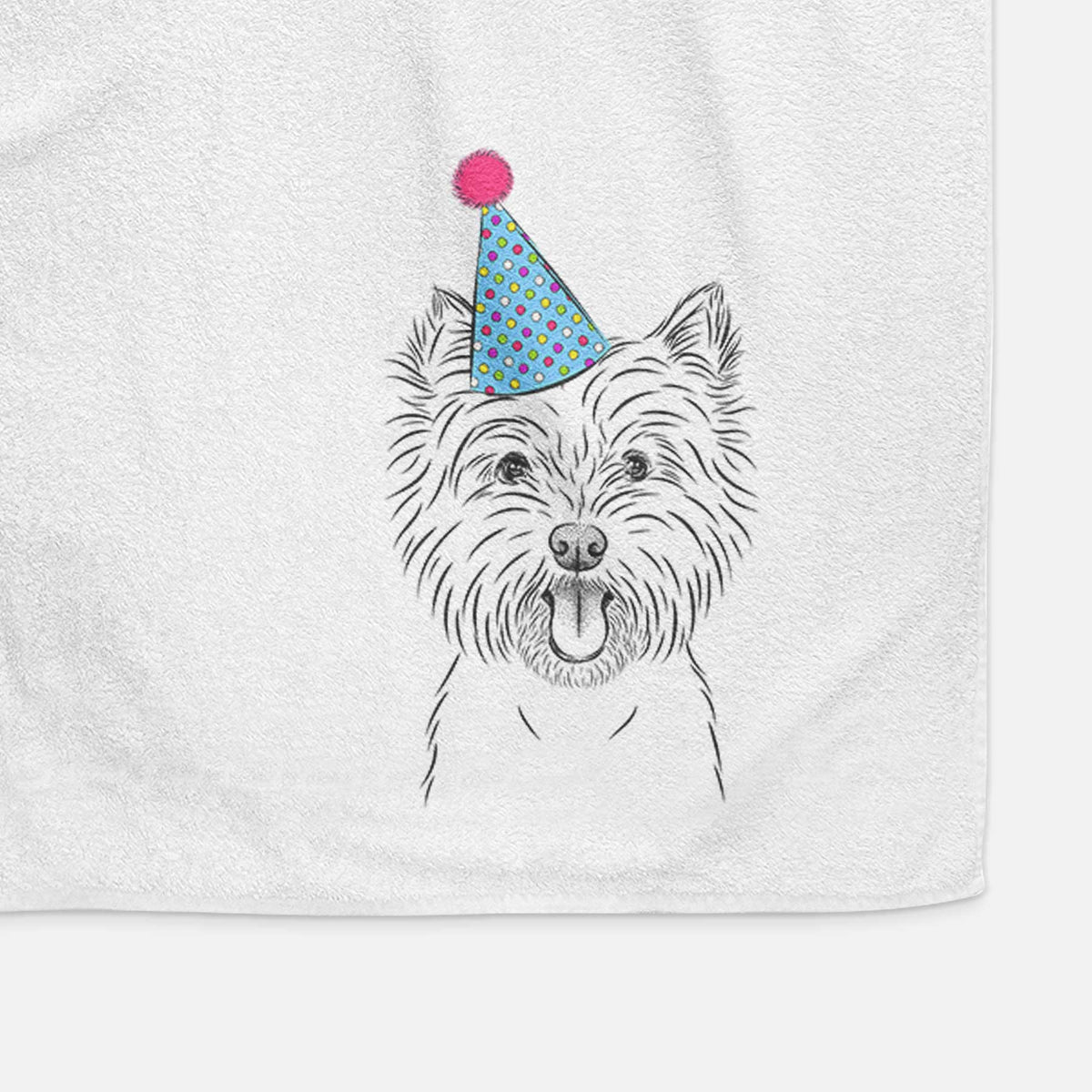 Welma the West Highland Terrier Decorative Hand Towel