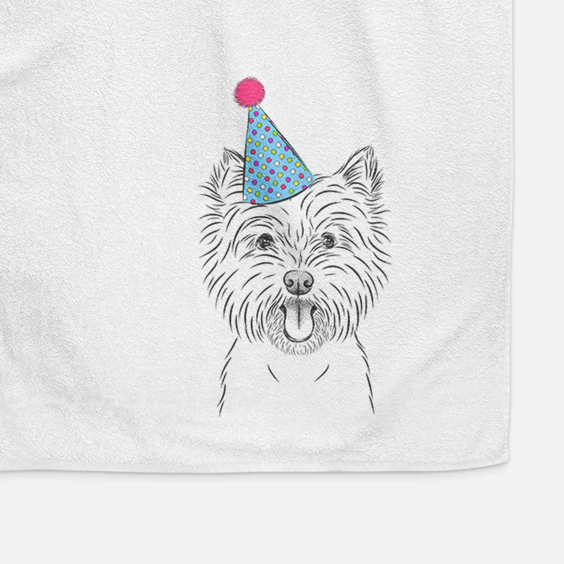 Welma the West Highland Terrier Decorative Hand Towel