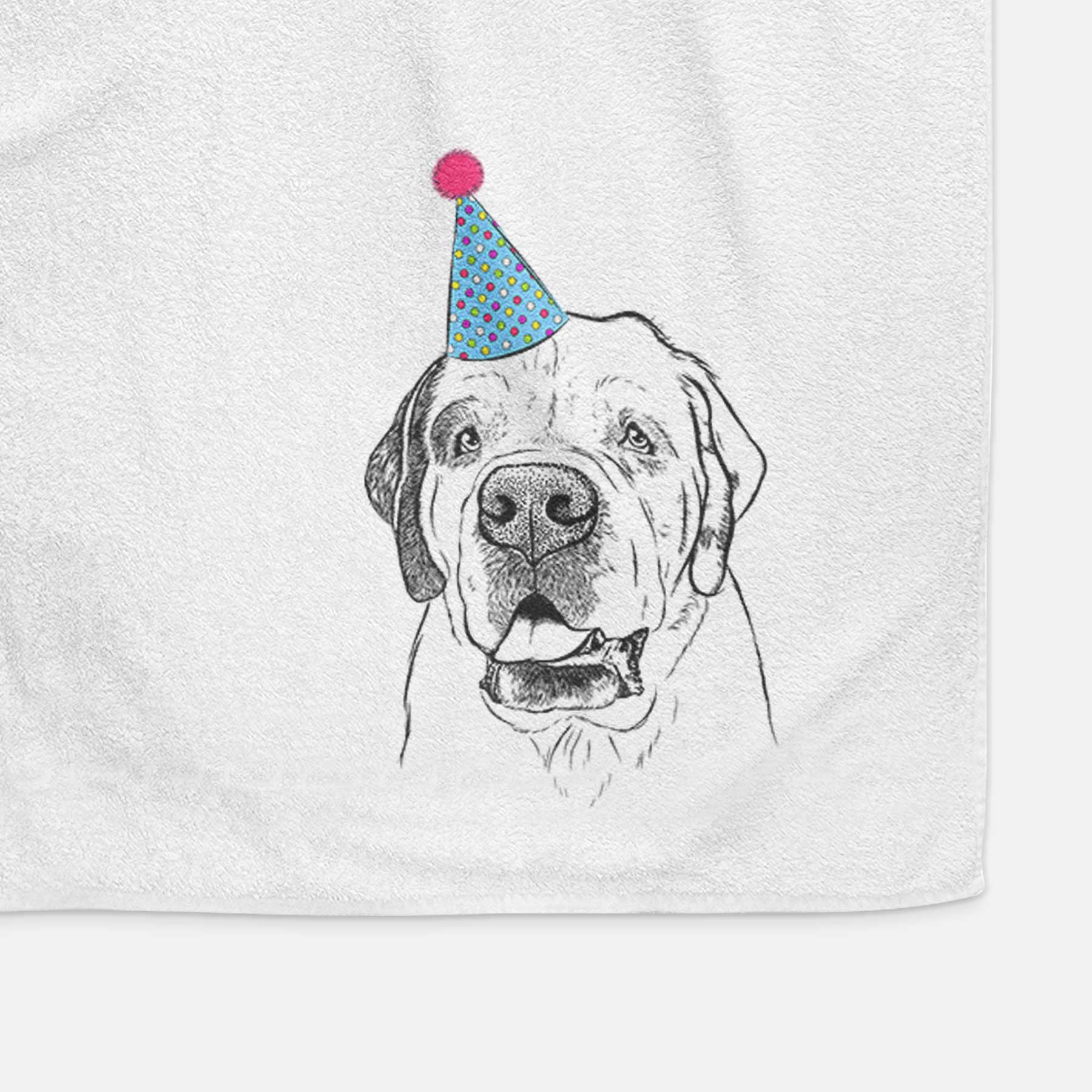 Wendy the Saint Bernard Decorative Hand Towel