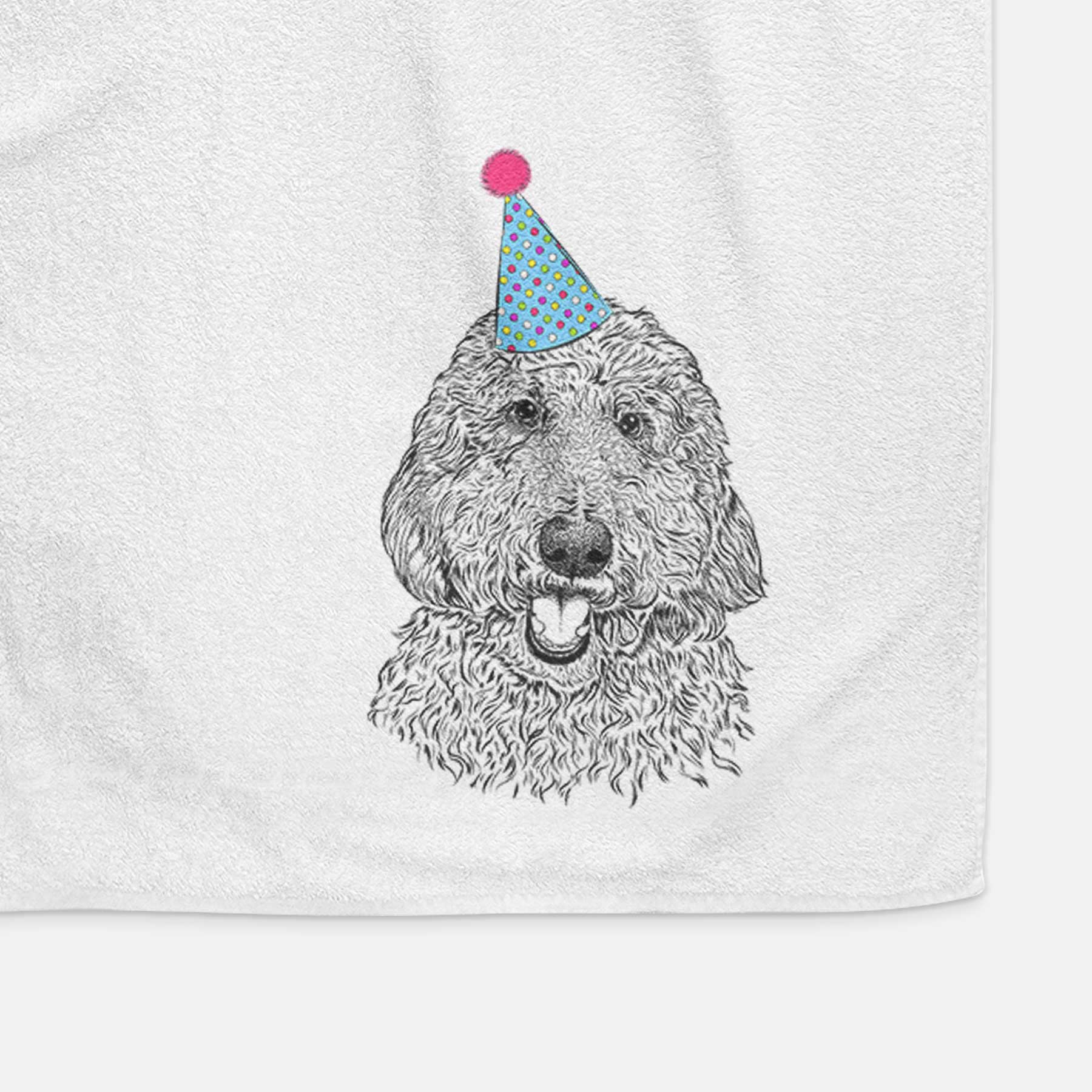 Whisper the Goldendoodle Decorative Hand Towel